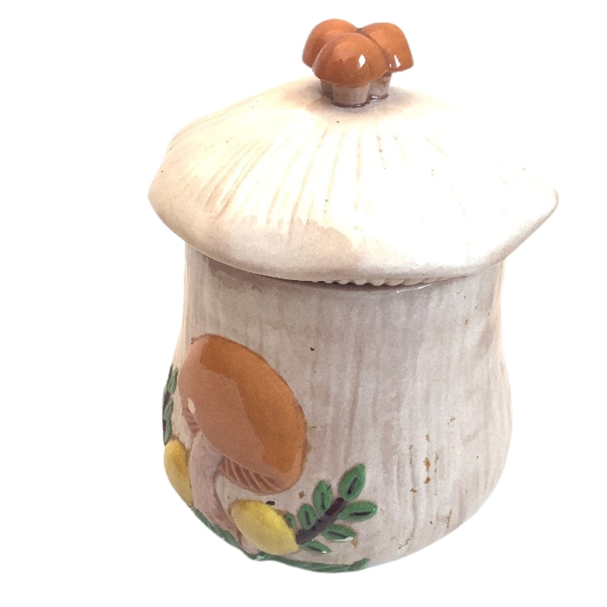 Ceramic Mushroom Canisters