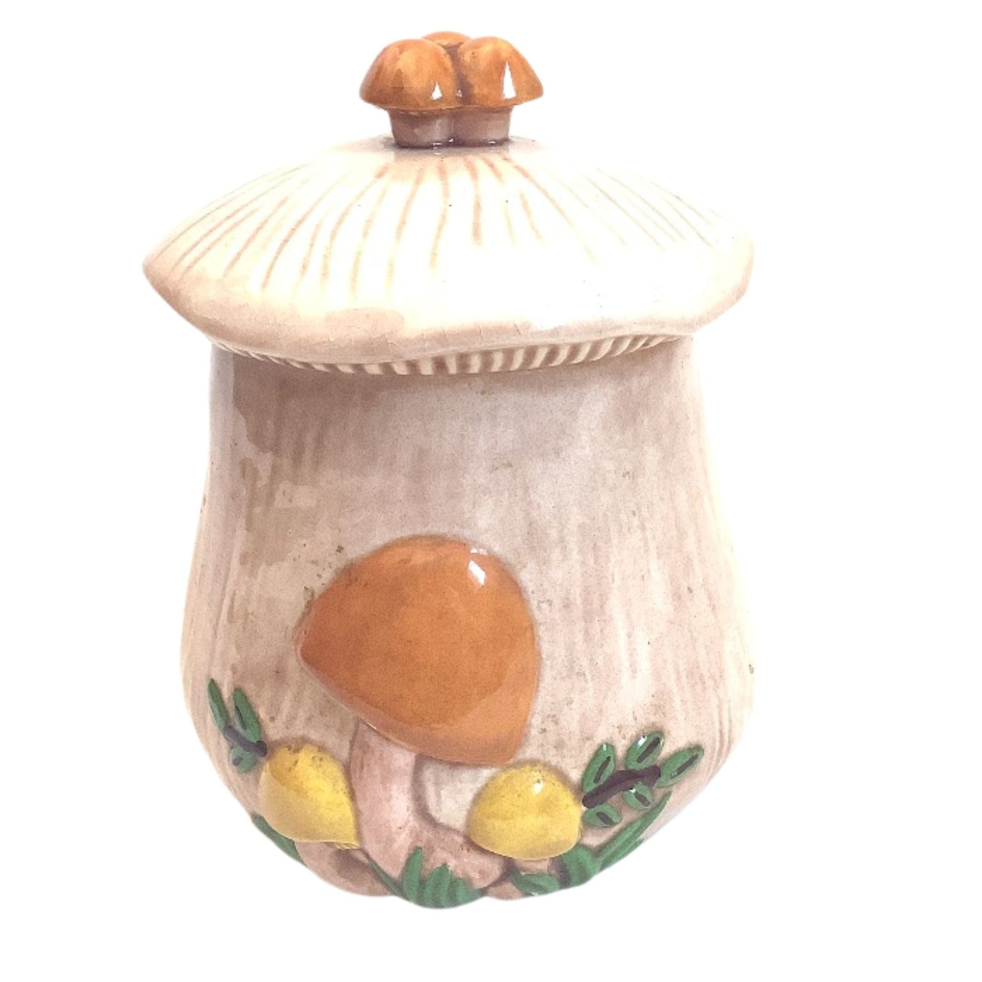 Ceramic Mushroom Canisters
