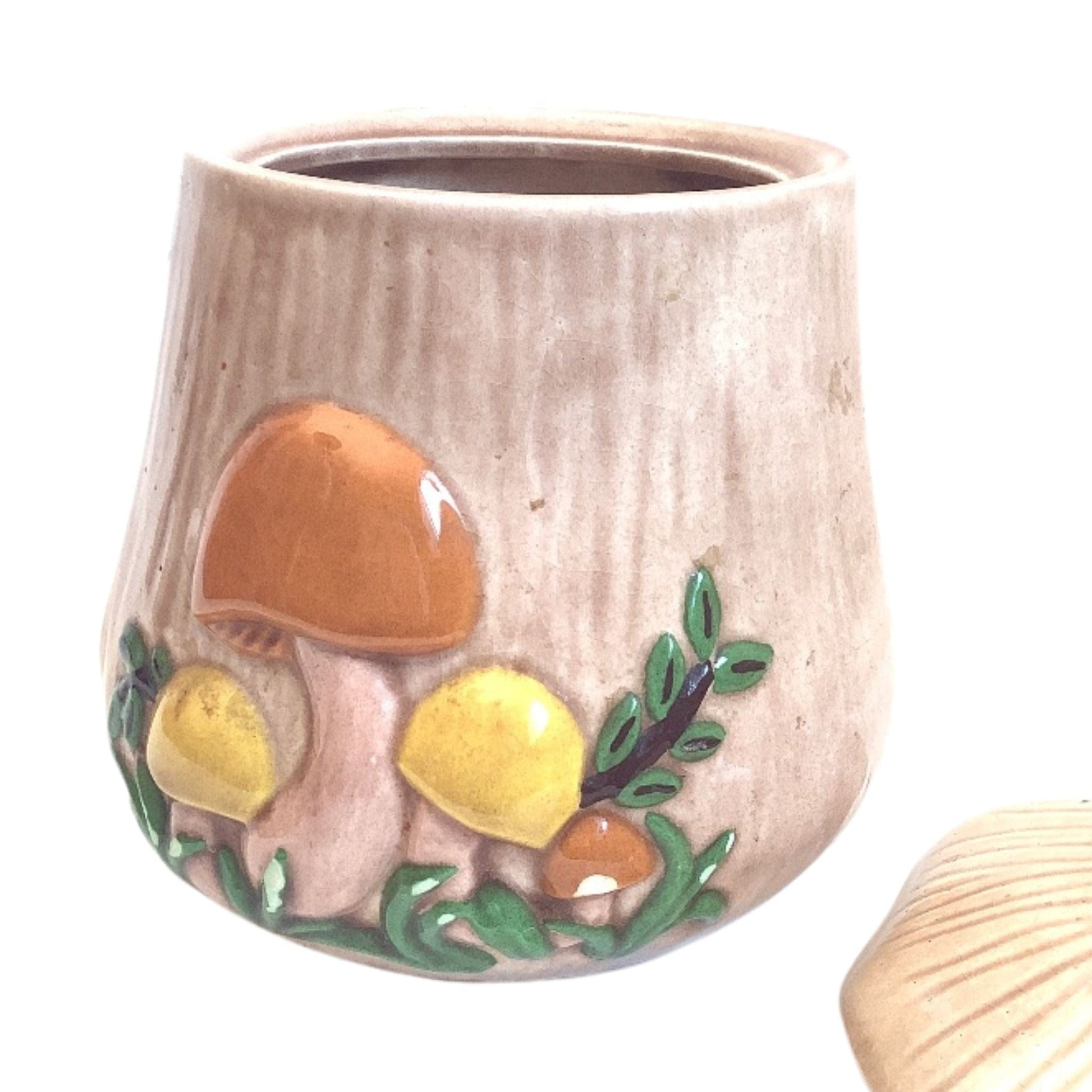 Ceramic Mushroom Canisters