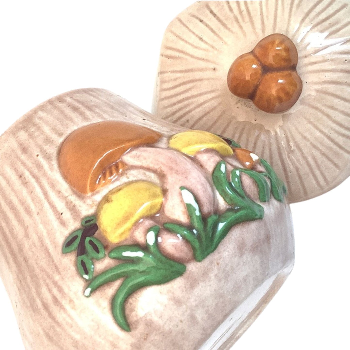 Ceramic Mushroom Canisters