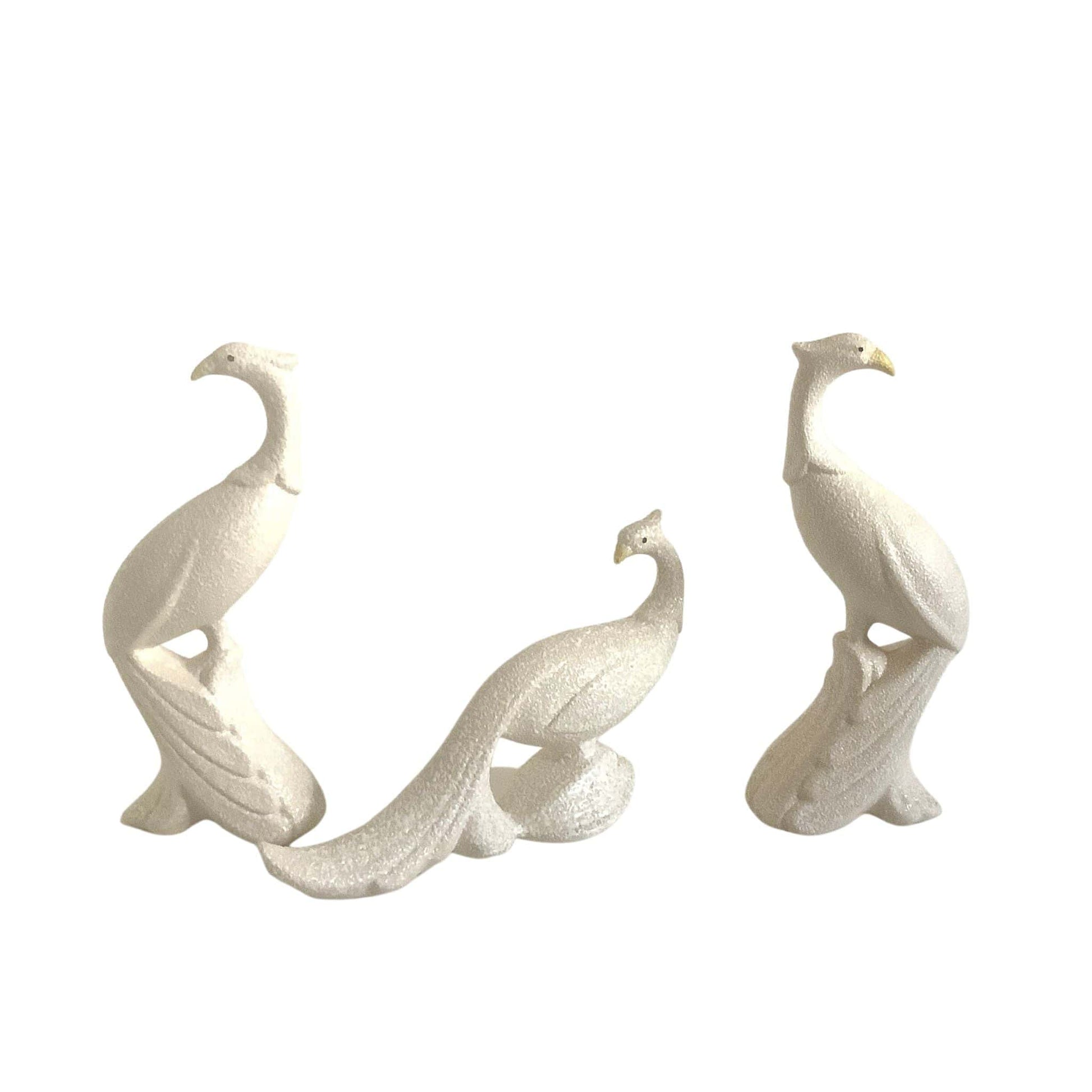 Ceramic Peacock Figurines