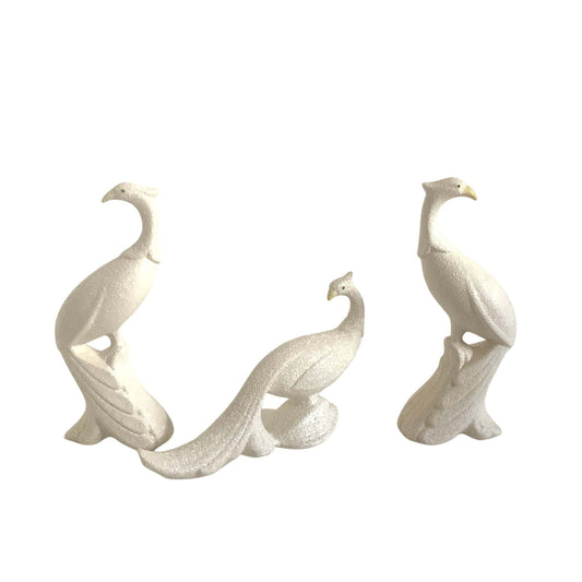 Ceramic Peacock Figurines