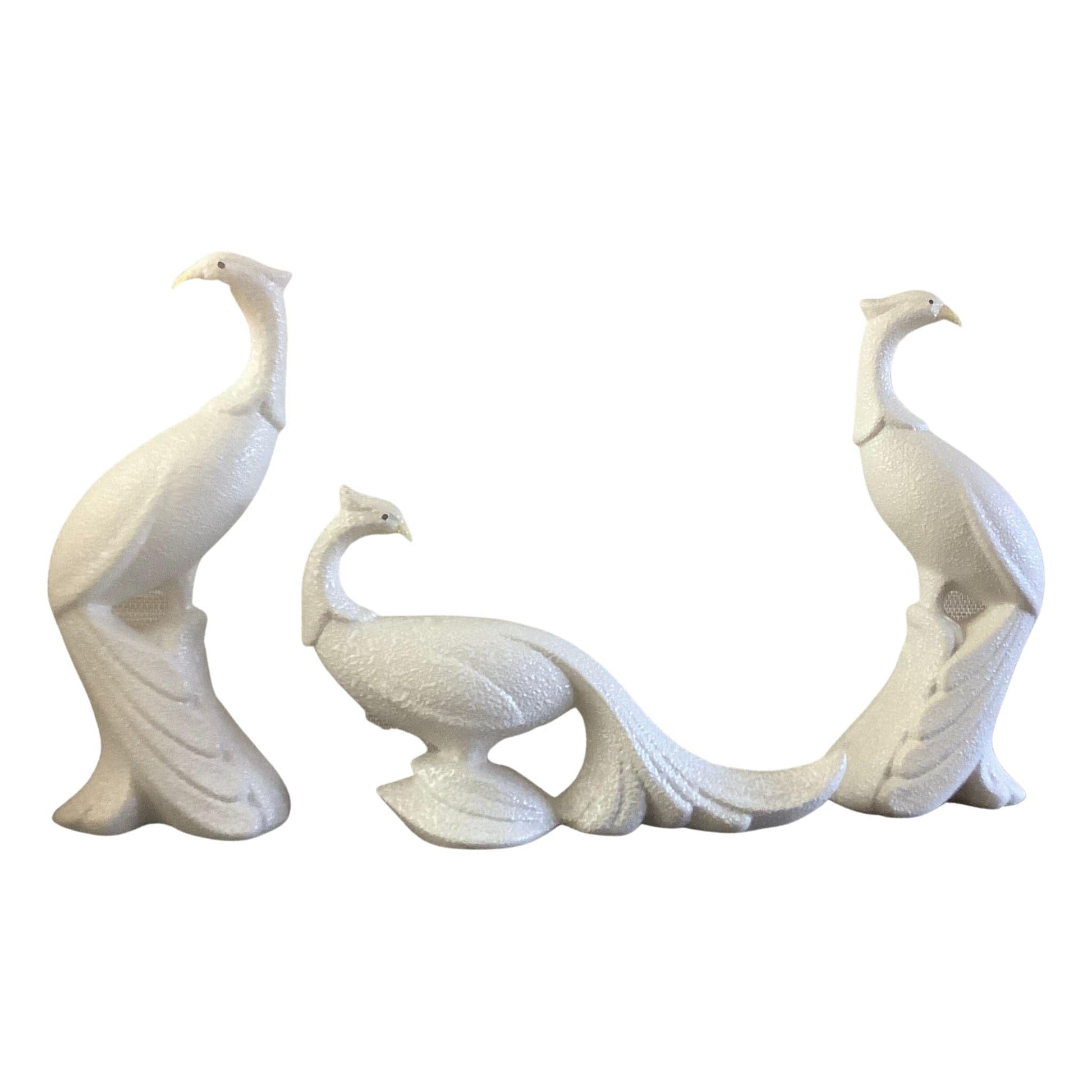 Ceramic Peacock Figurines