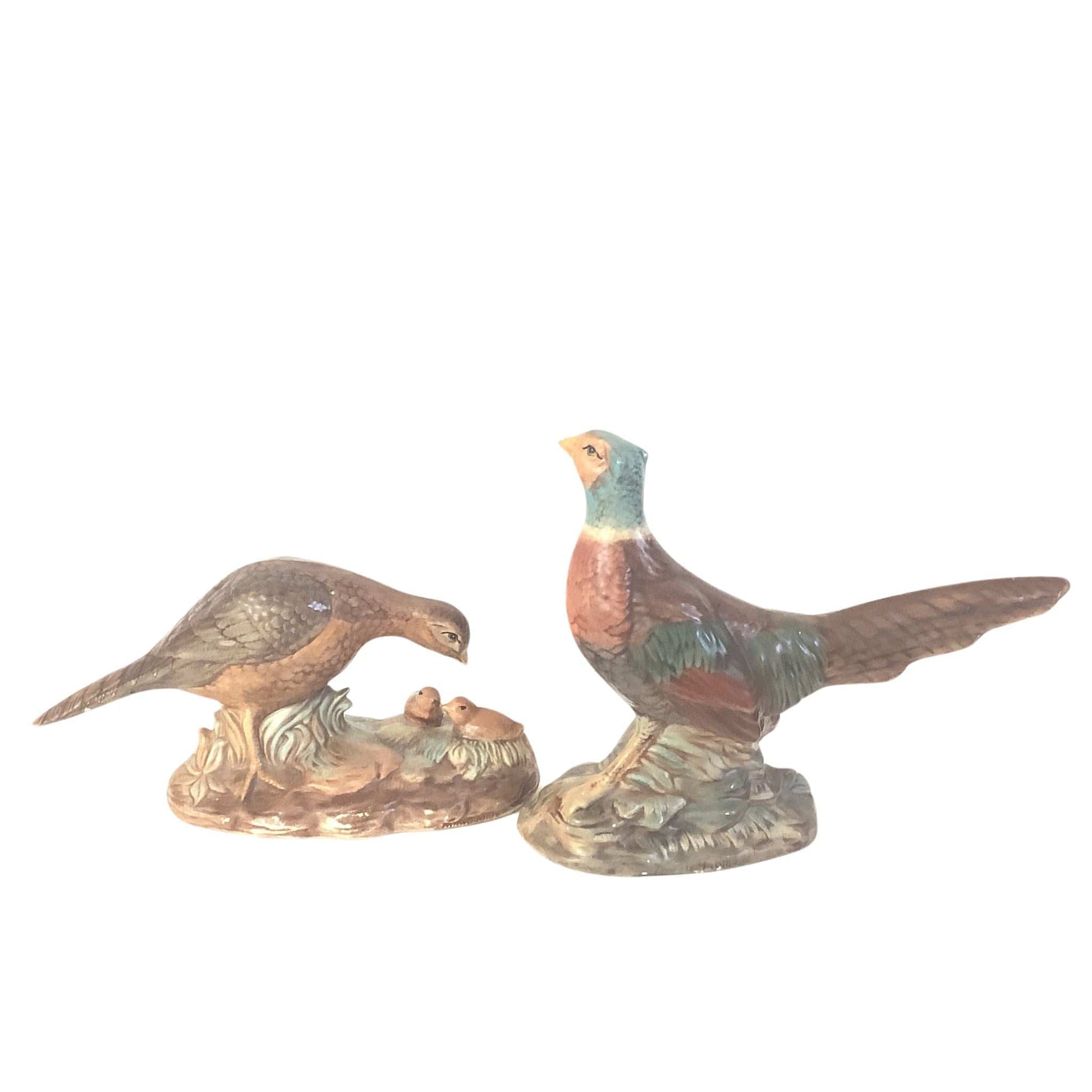 Ceramic Pheasant Figurines
