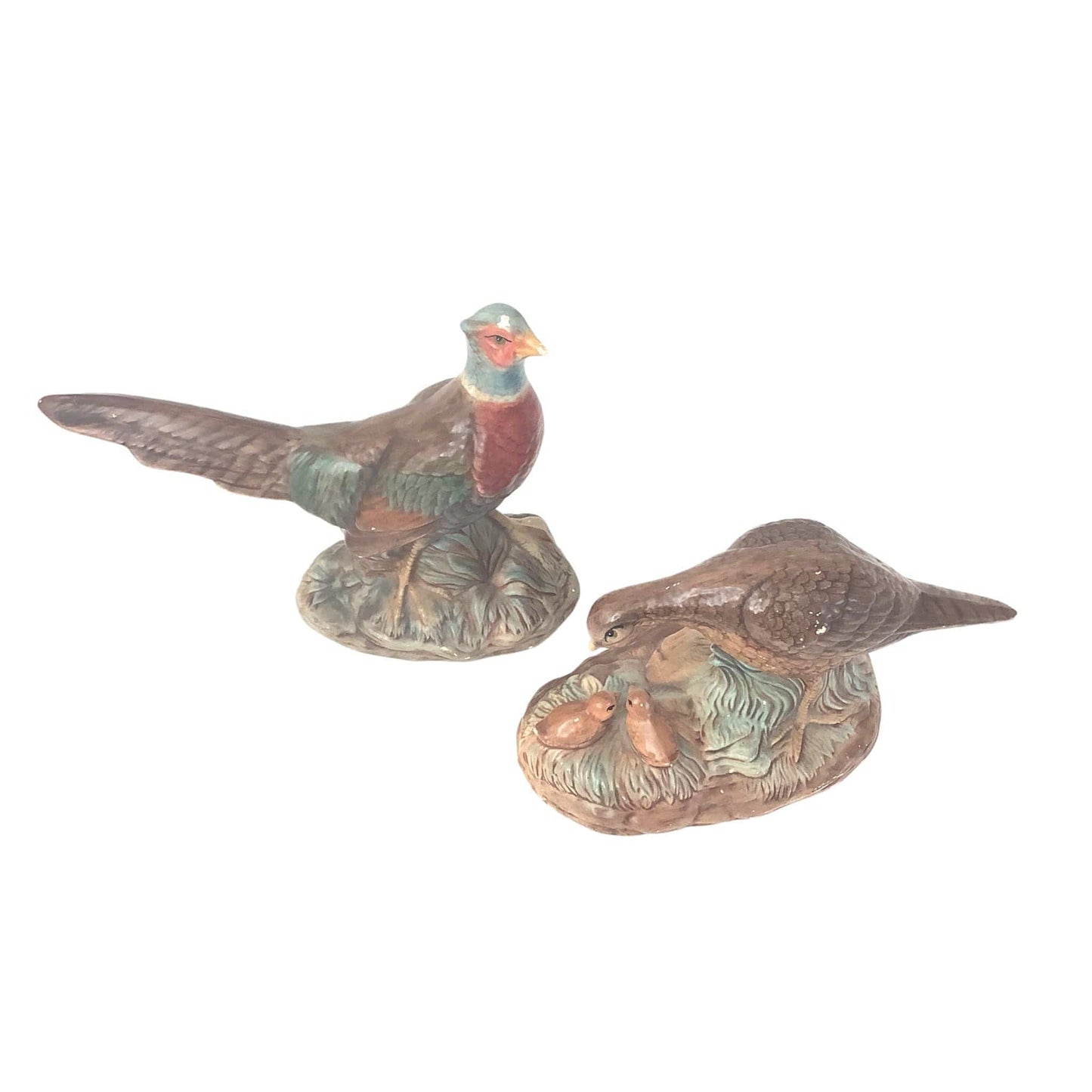 Ceramic Pheasant Figurines