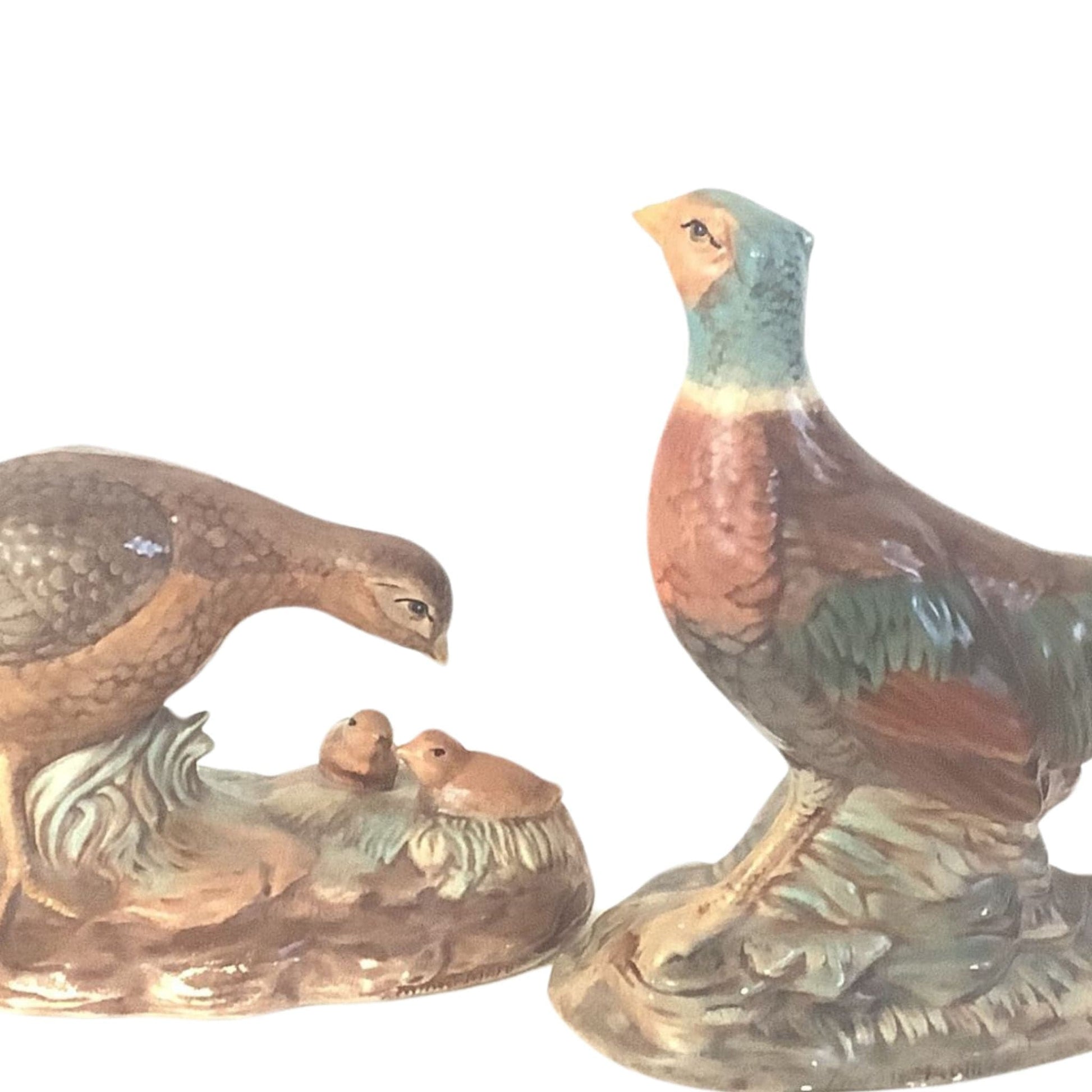Ceramic Pheasant Figurines