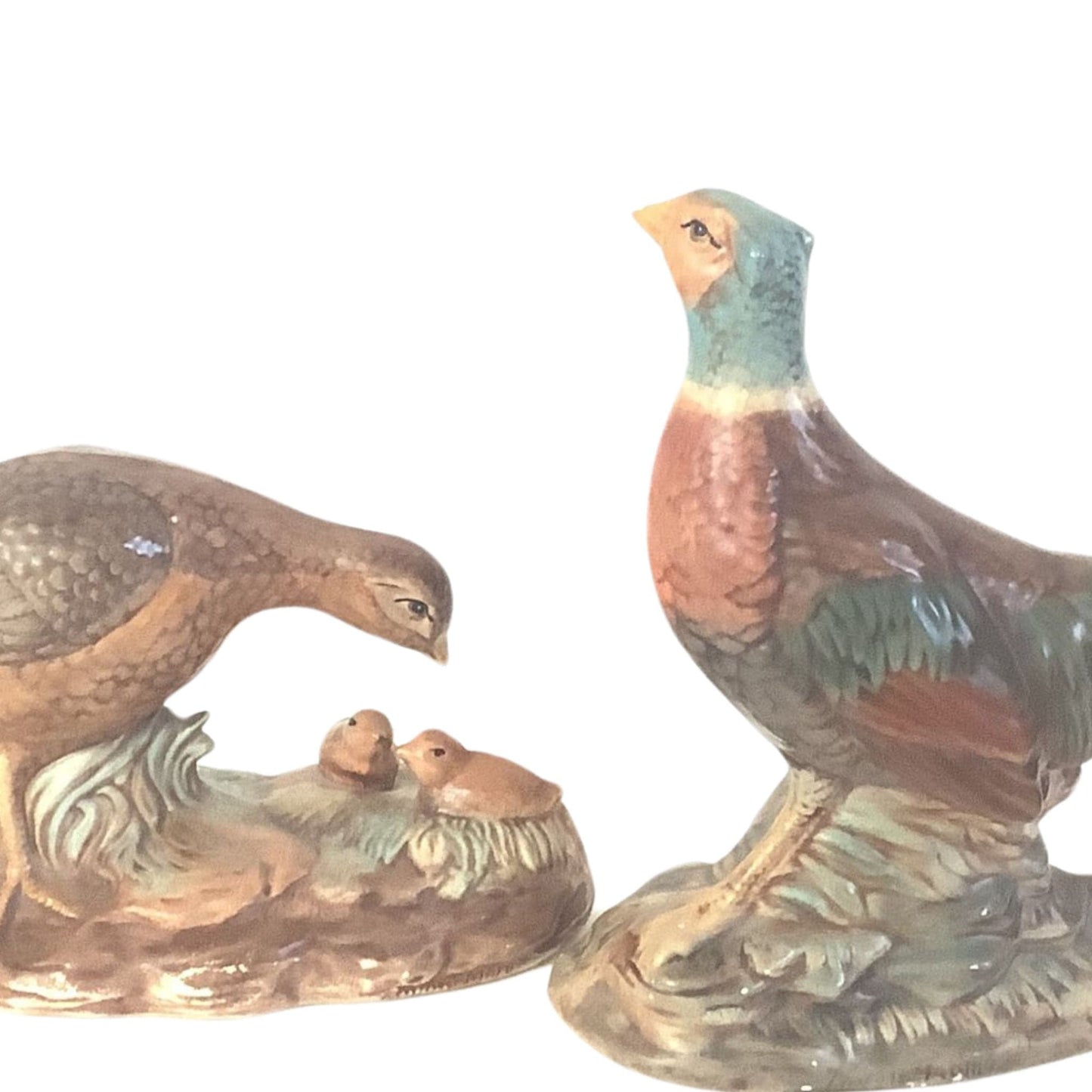 Ceramic Pheasant Figurines