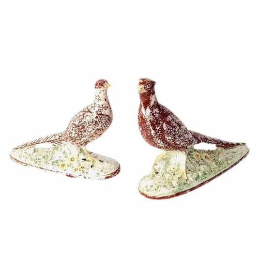 Ceramic Quail Figurines