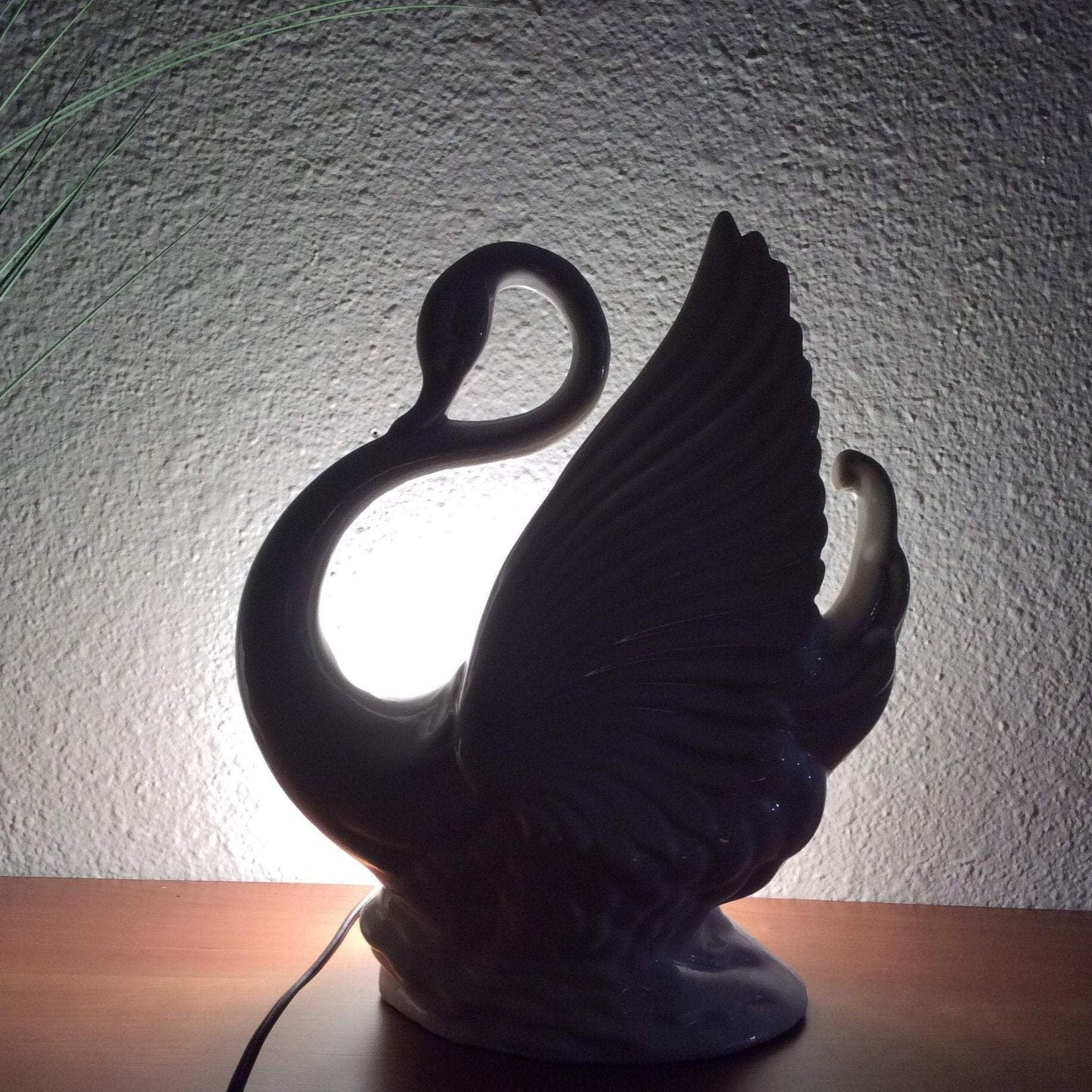 Ceramic Swan TV Lamp