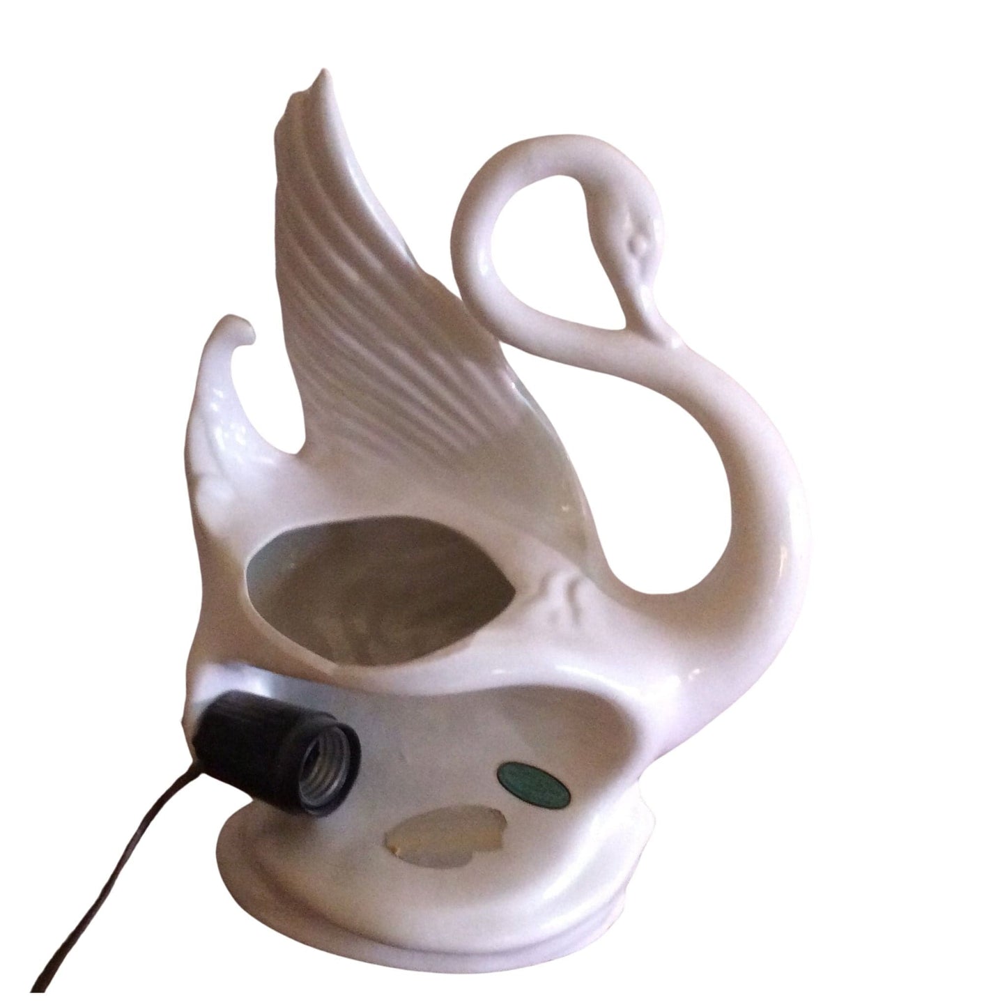 Ceramic Swan TV Lamp