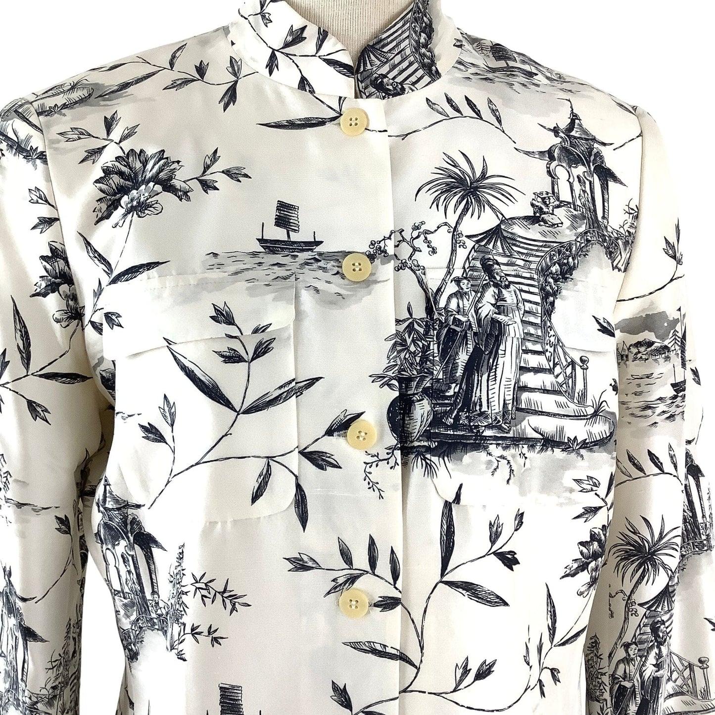 Chinoiserie Vintage Pantsuit