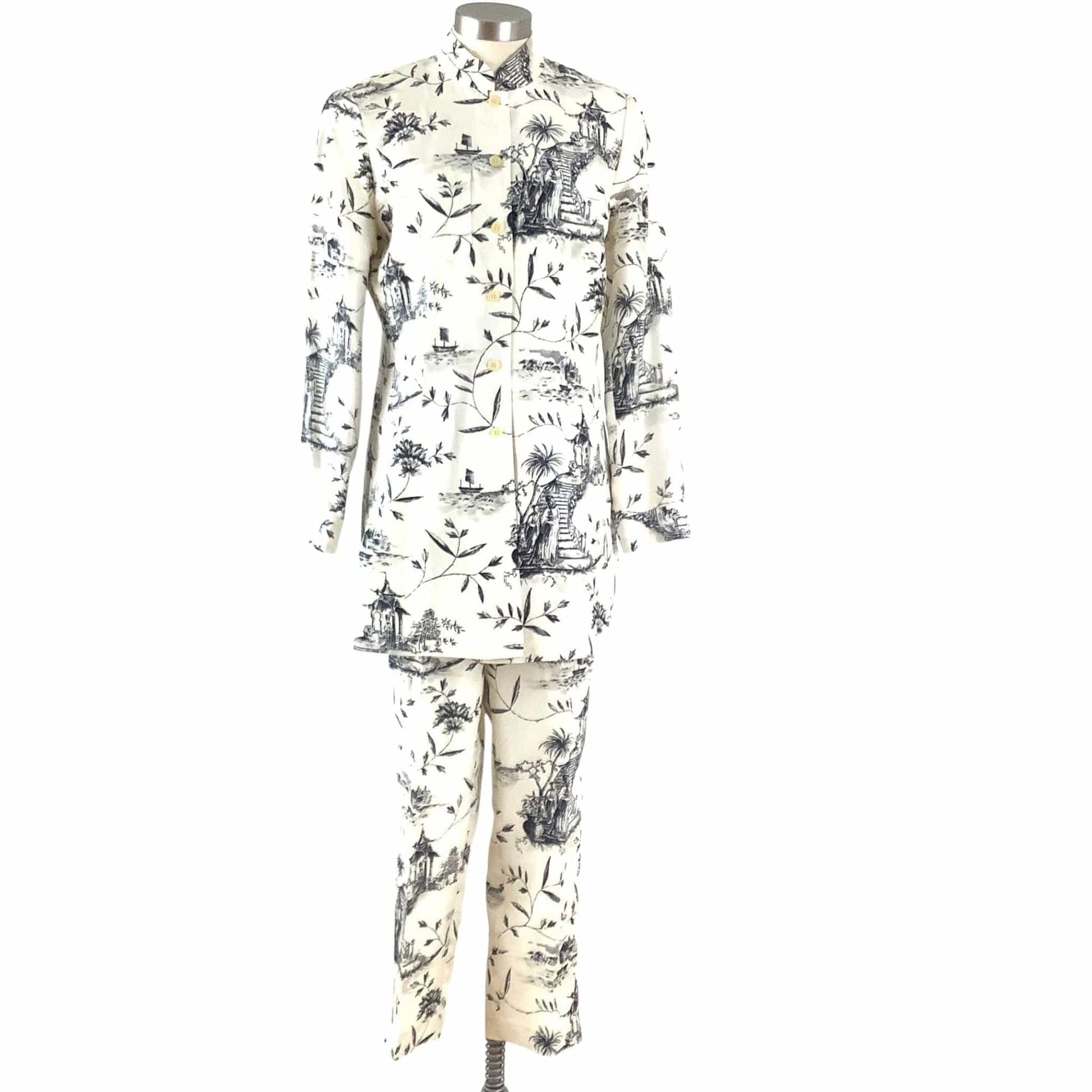 Chinoiserie Vintage Pantsuit