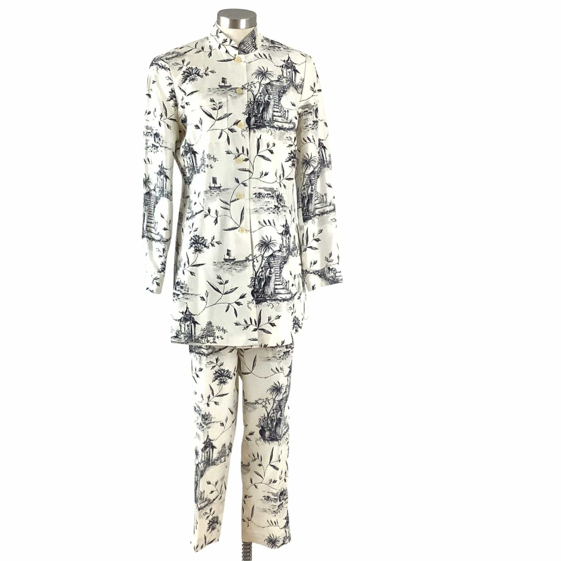 Chinoiserie Vintage Pantsuit