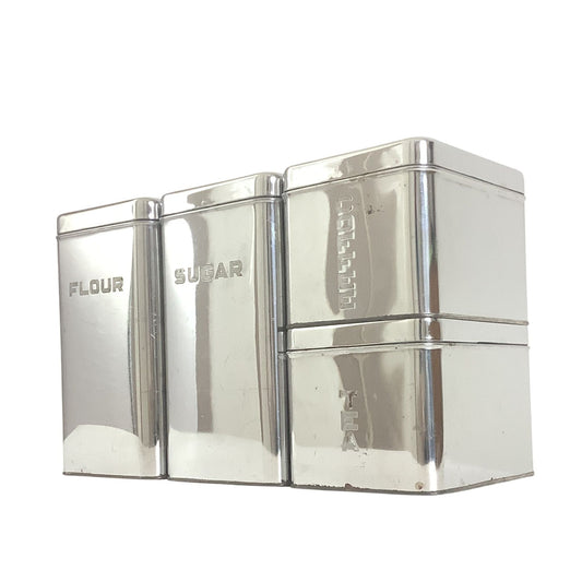 Chrome Kitchen Canisters