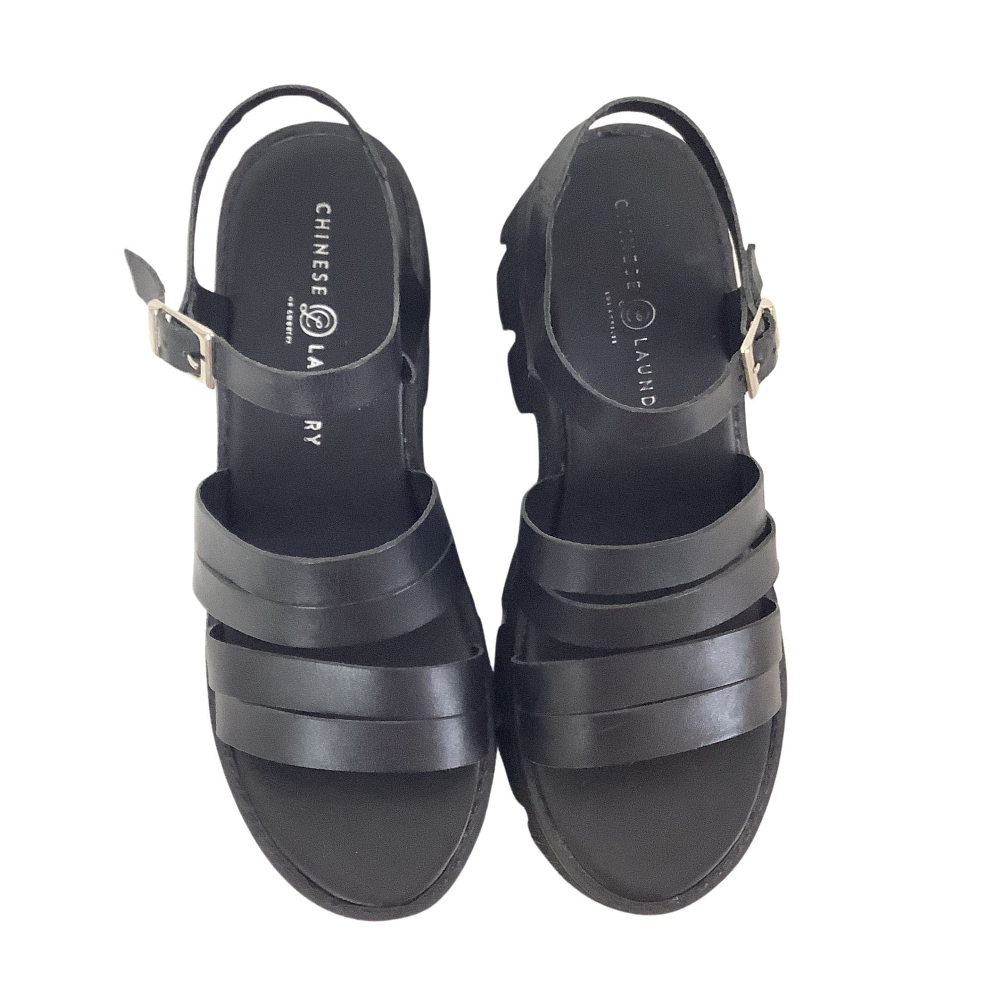 Chunky Black Sandals