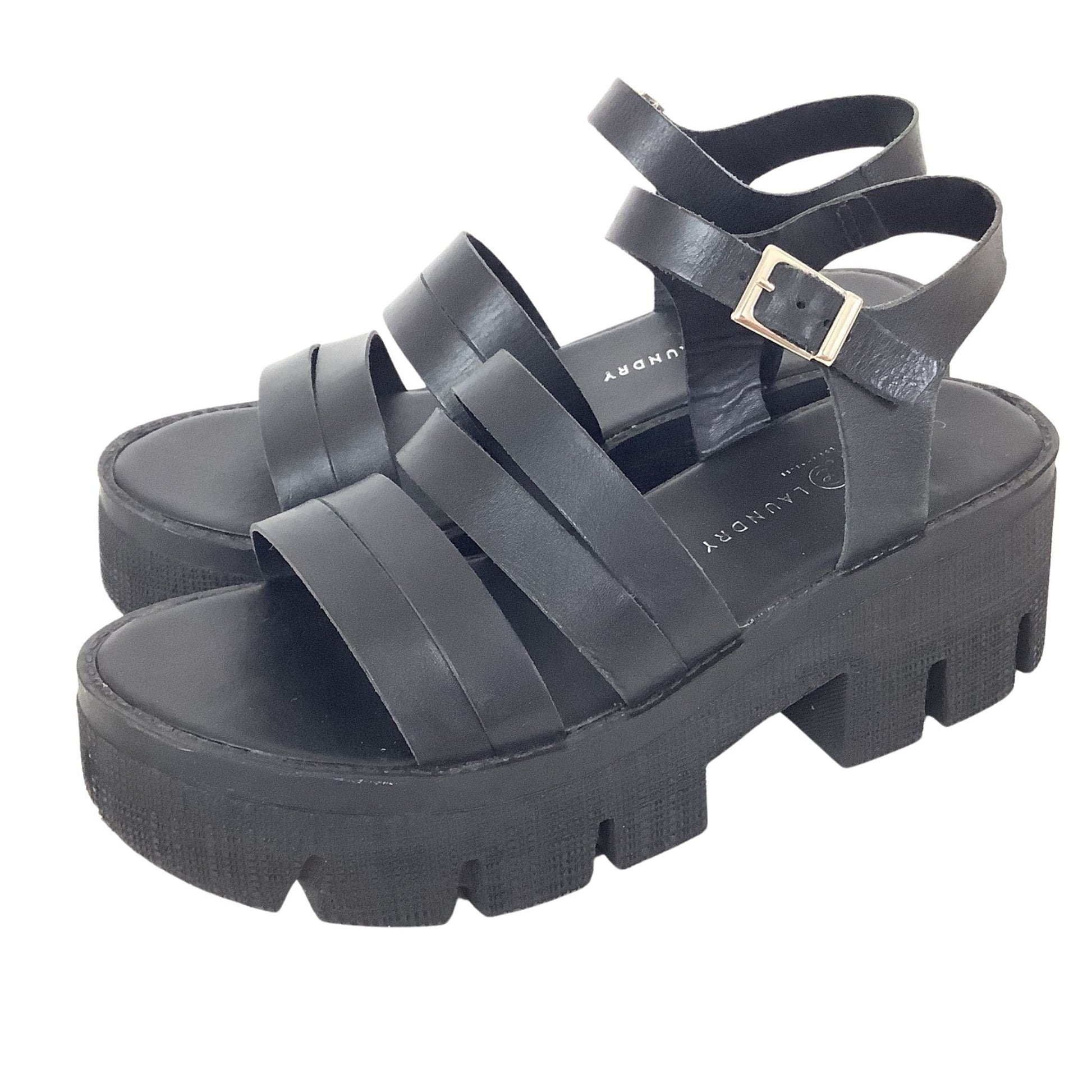 Chunky Black Sandals
