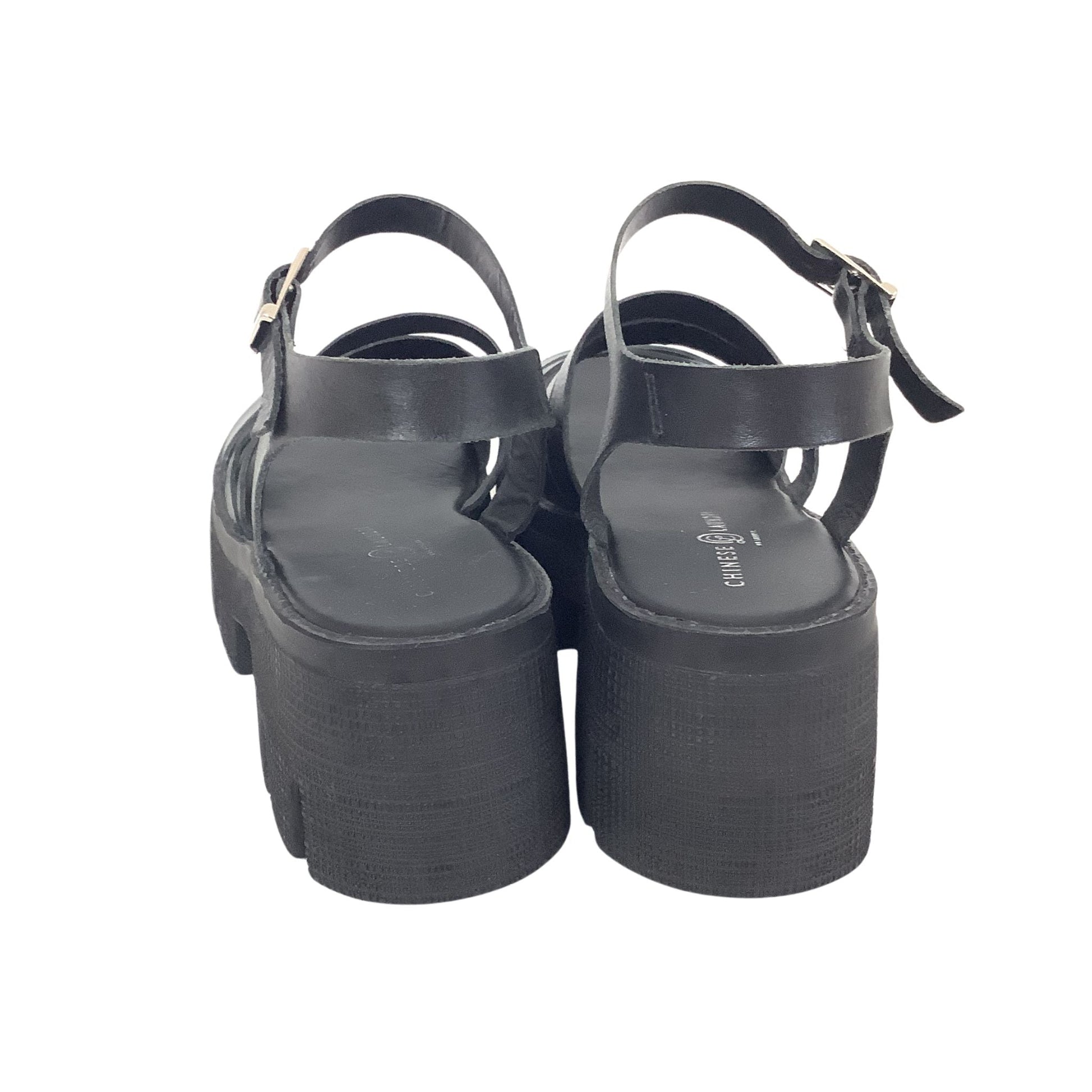 Chunky Black Sandals