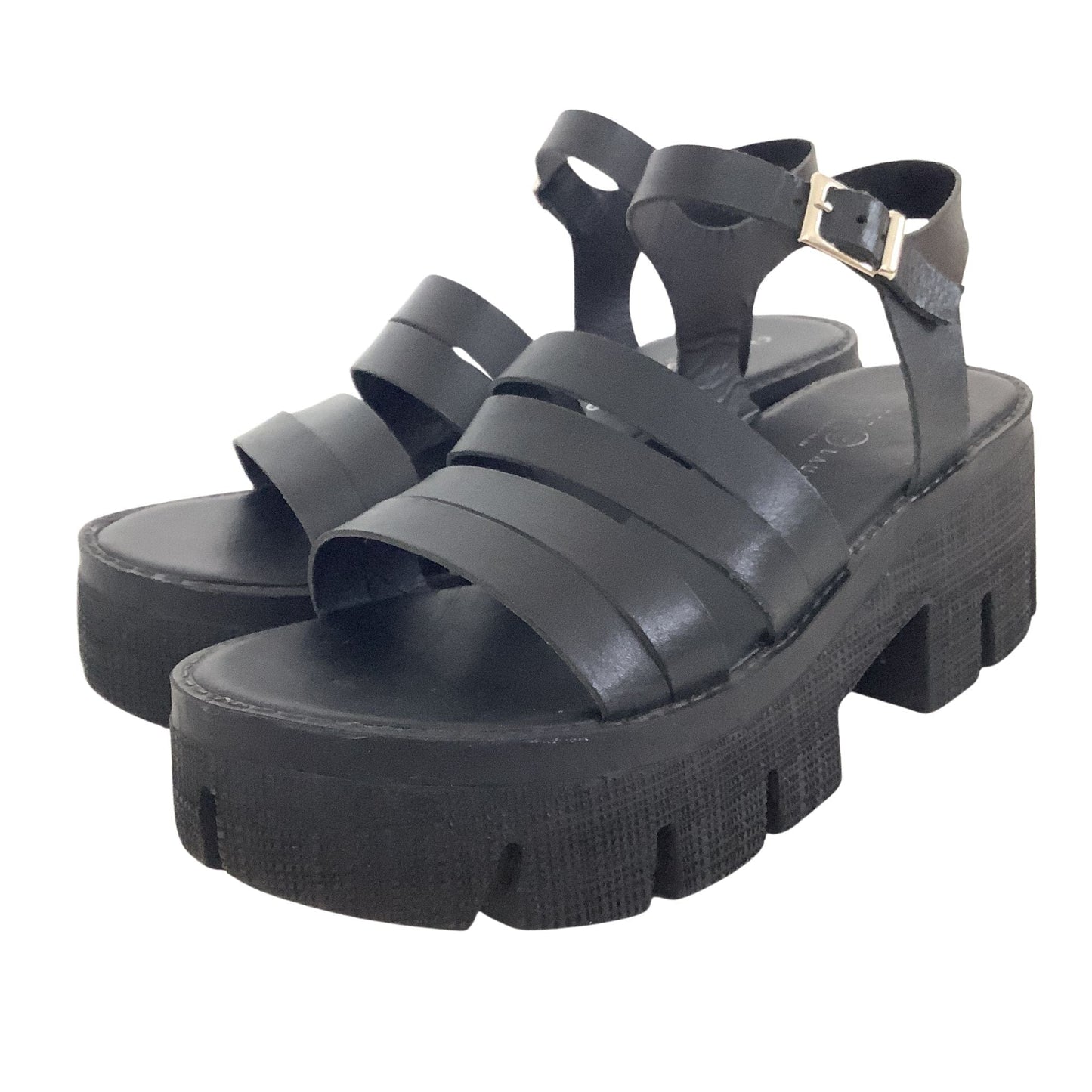 Chunky Black Sandals