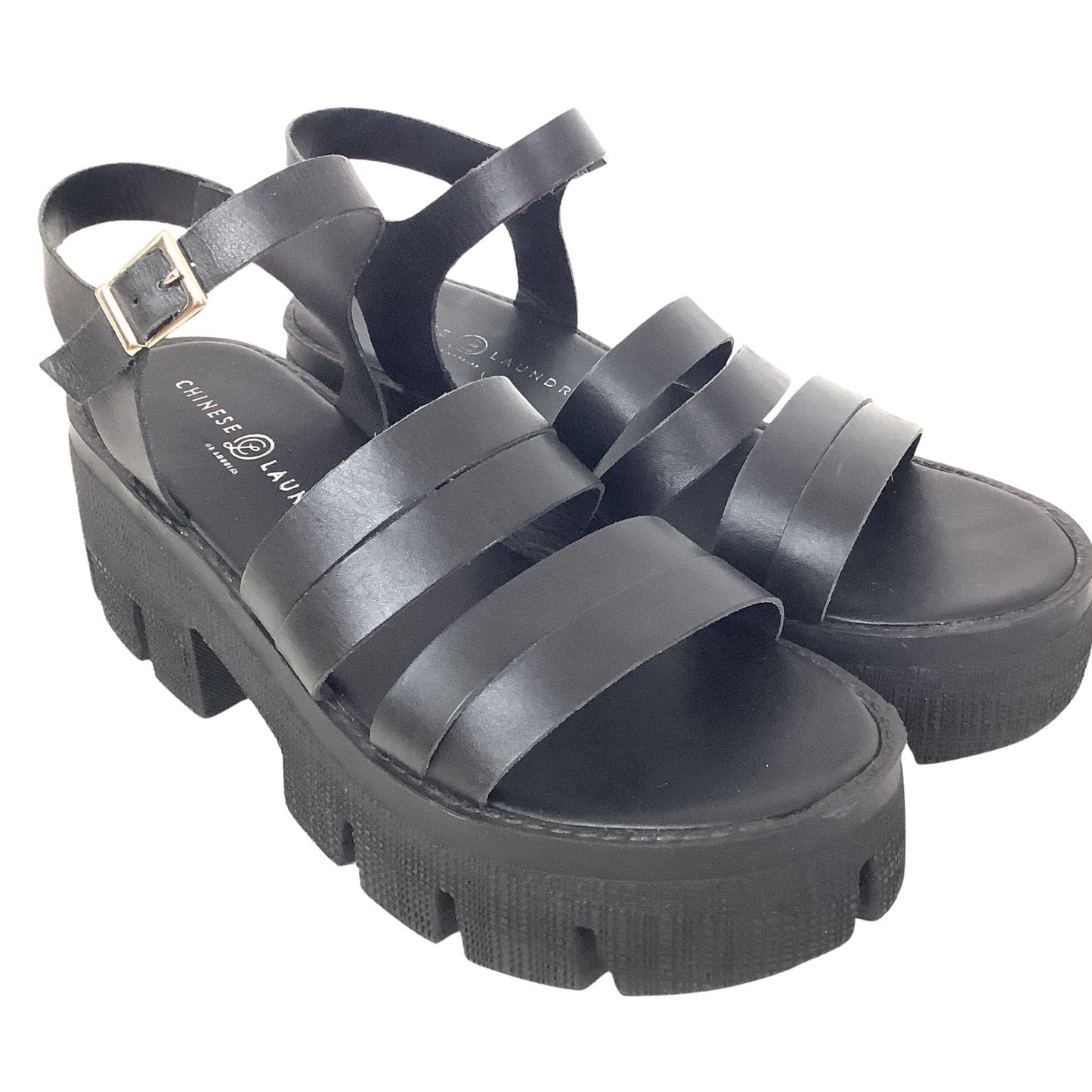 Chunky Black Sandals