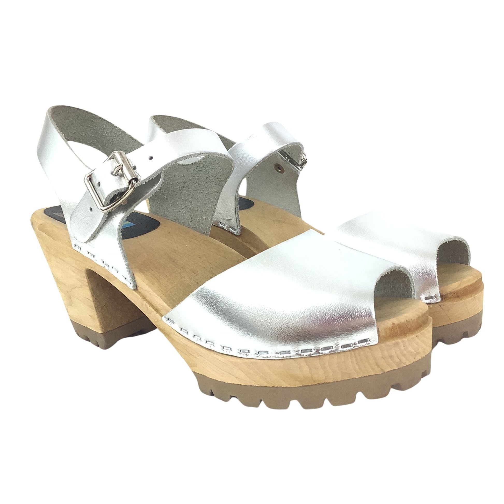 Chunky Metallic Sandals