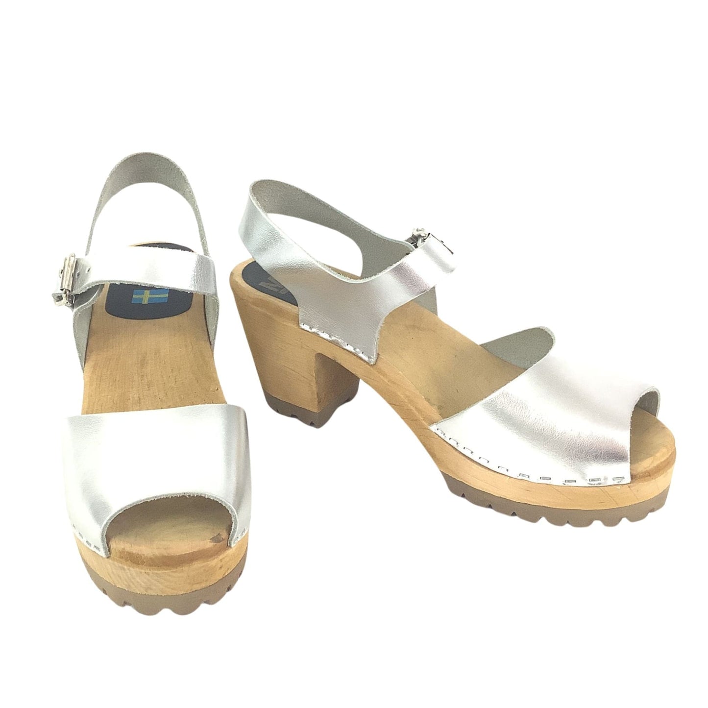 Chunky Metallic Sandals