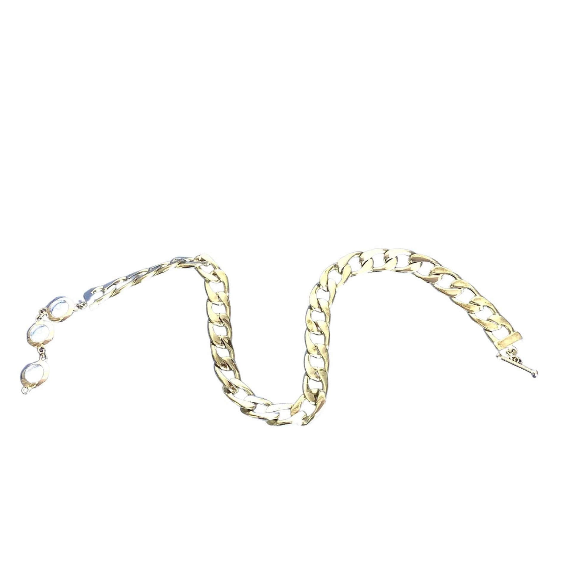 Chunky Silver Chain Choker