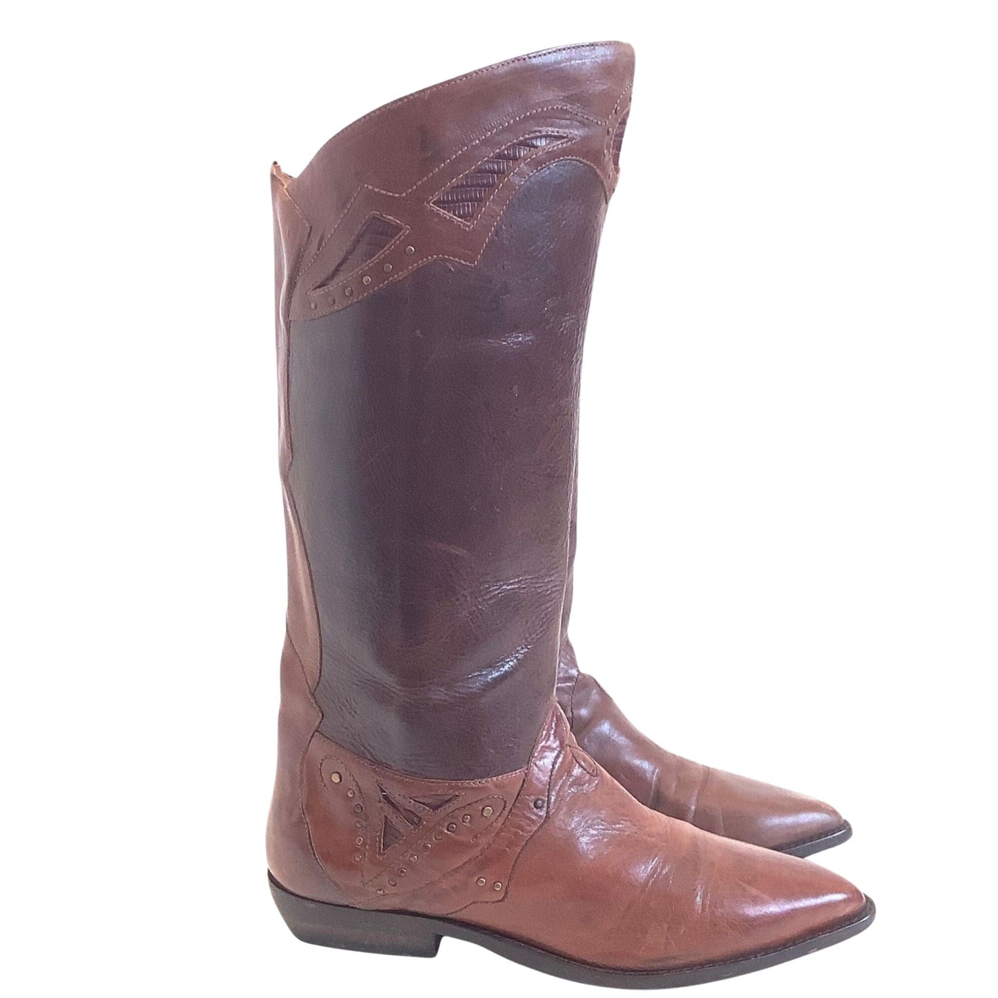 Circles Flat Western Boots