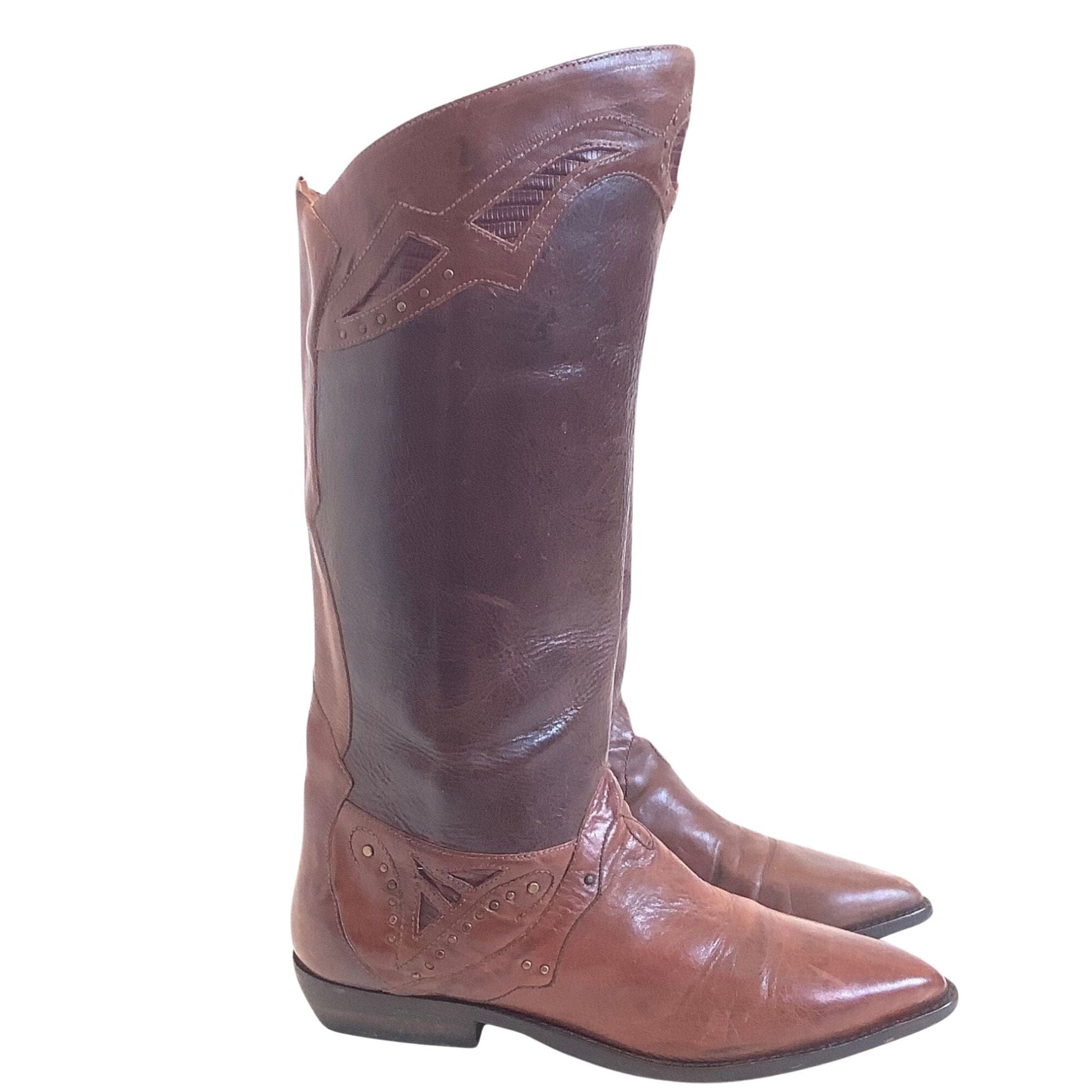 Circles Flat Western Boots