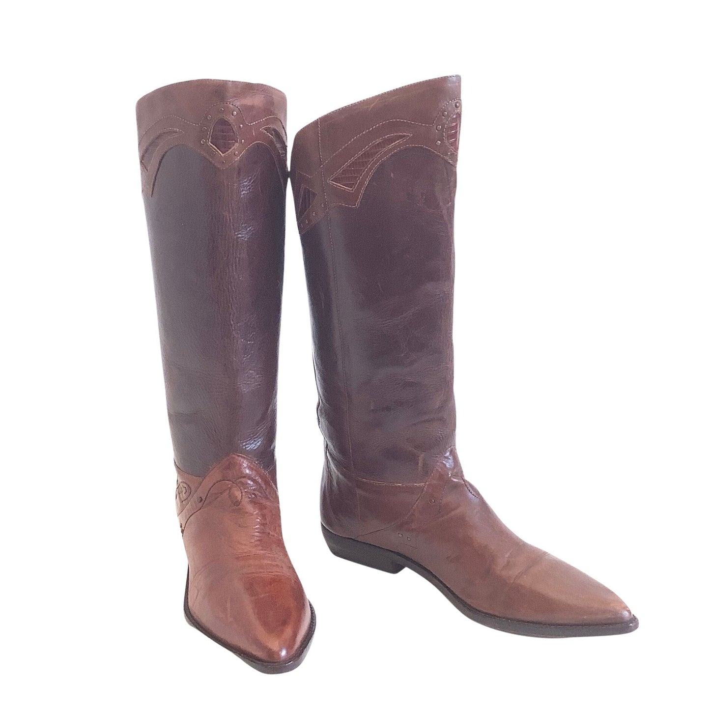 Circles Flat Western Boots