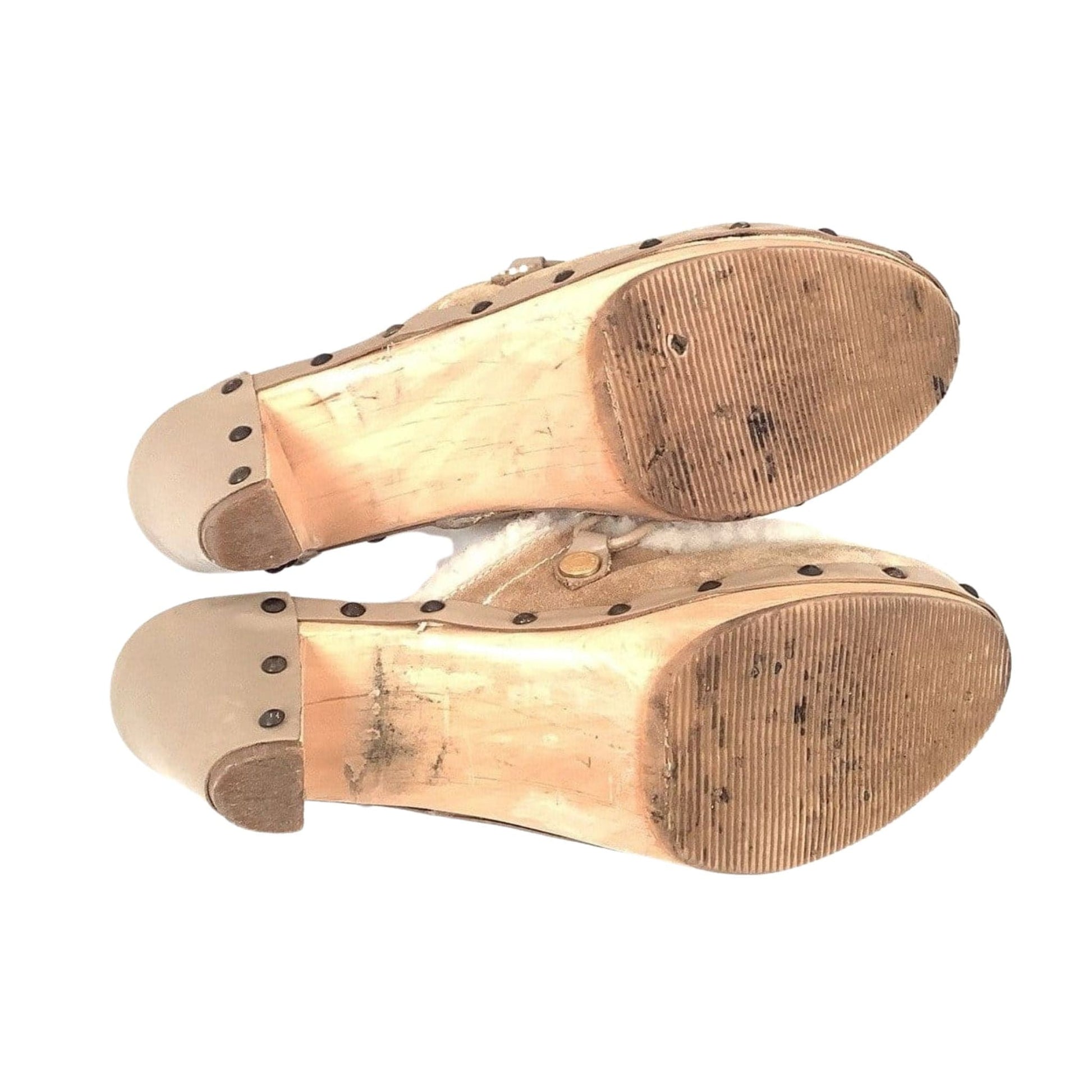 Coach Shearling Mules