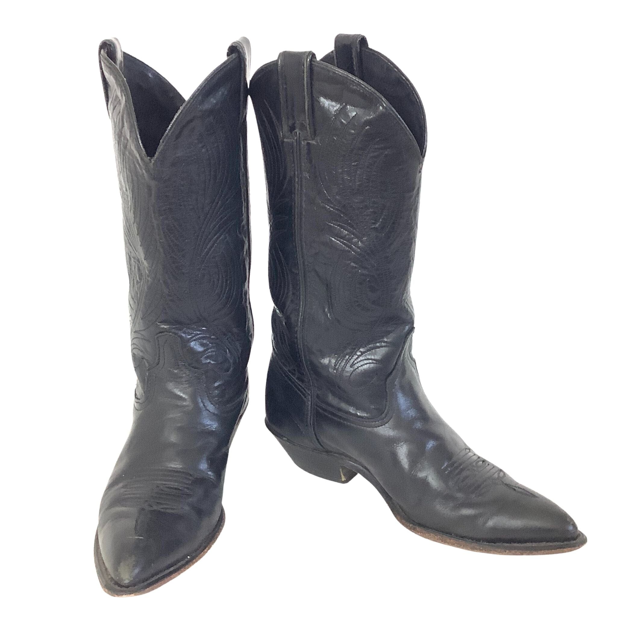 Black Cowboy Boots Code West - 1980s Western USA