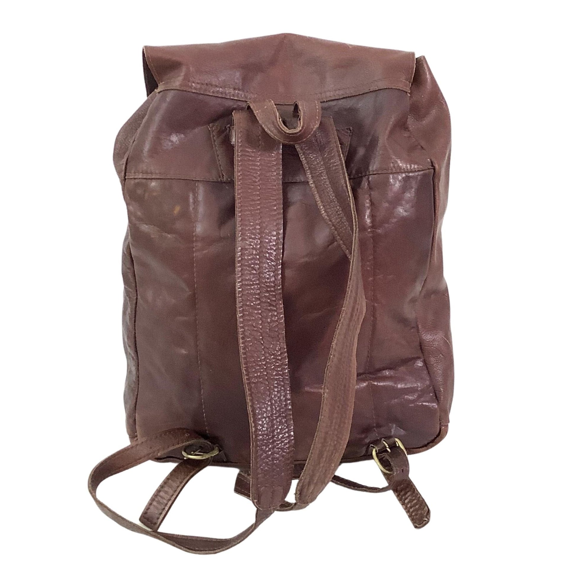 Colombian Leather Backpack 1970s Colombian Leather Backpack 1970s