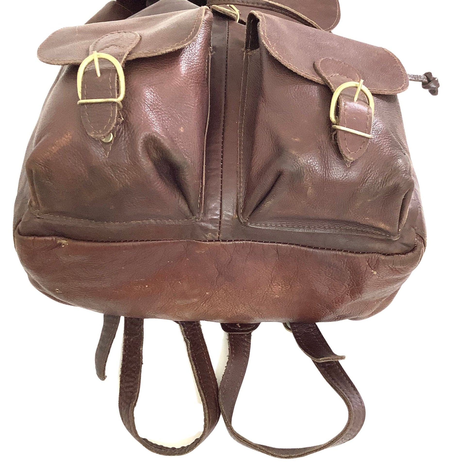 Colombian Leather Backpack 1970s Colombian Leather Backpack 1970s