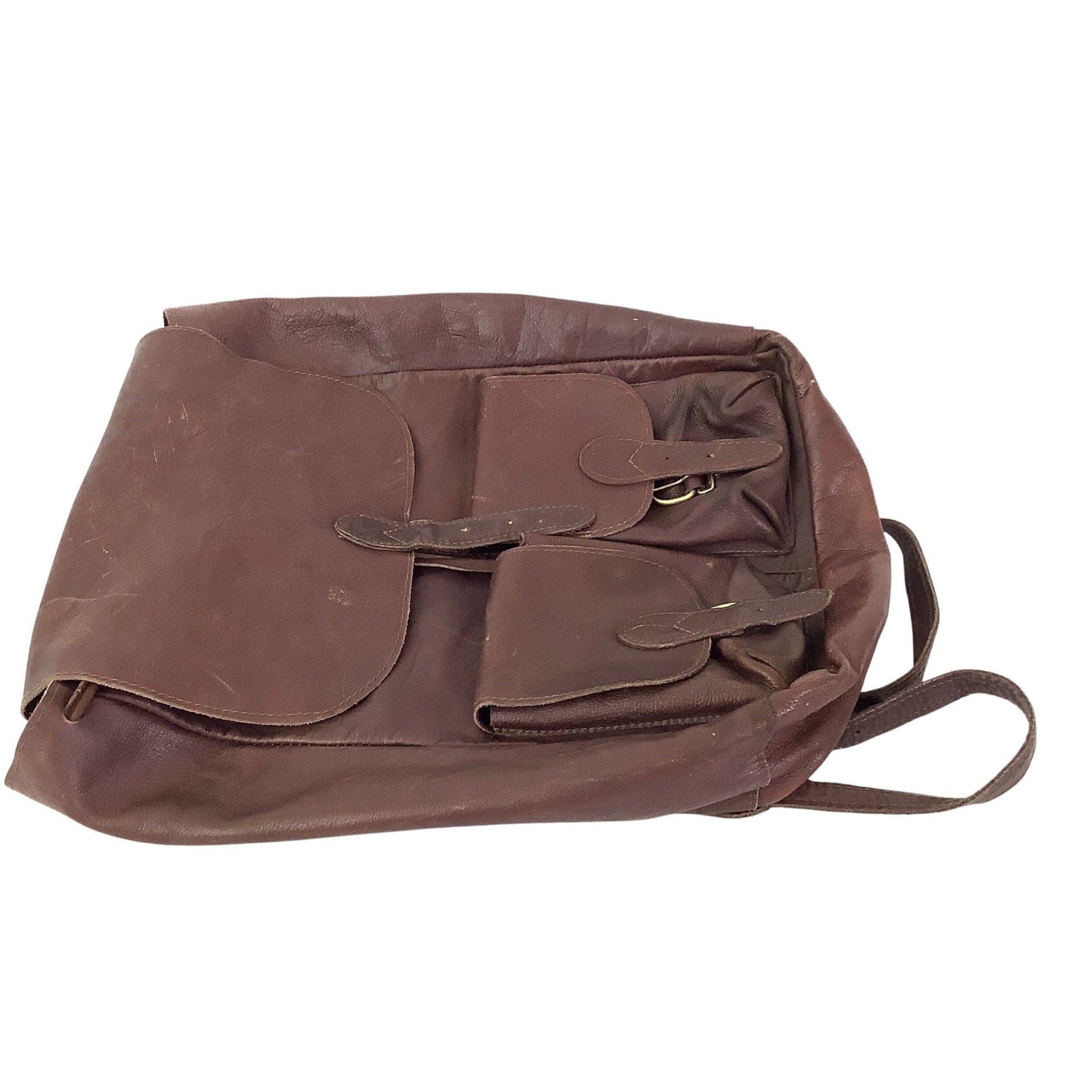 Colombian Leather Backpack 1970s Colombian Leather Backpack 1970s
