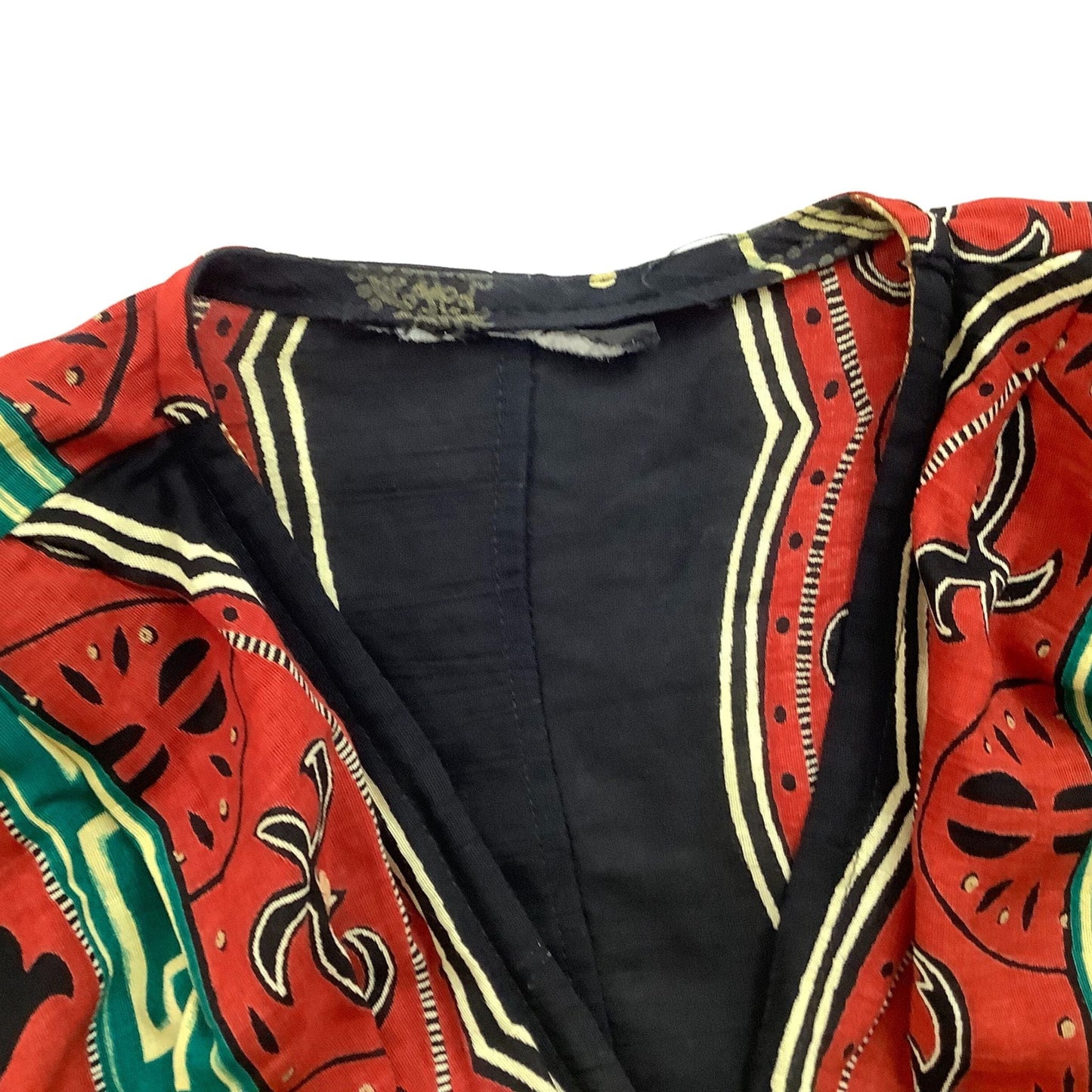 Y2K Vintage Colorful Tribal Blouse - Small | Boho Fashion