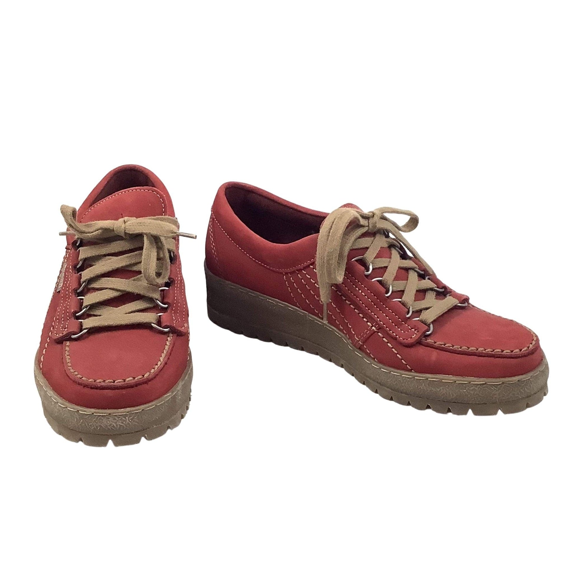 Comfort Red Oxfords 7.5 / Red / Y2K - Now