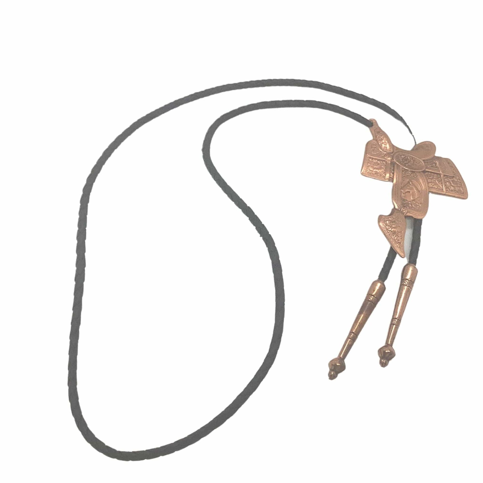 Copper Saddle Bolo Tie