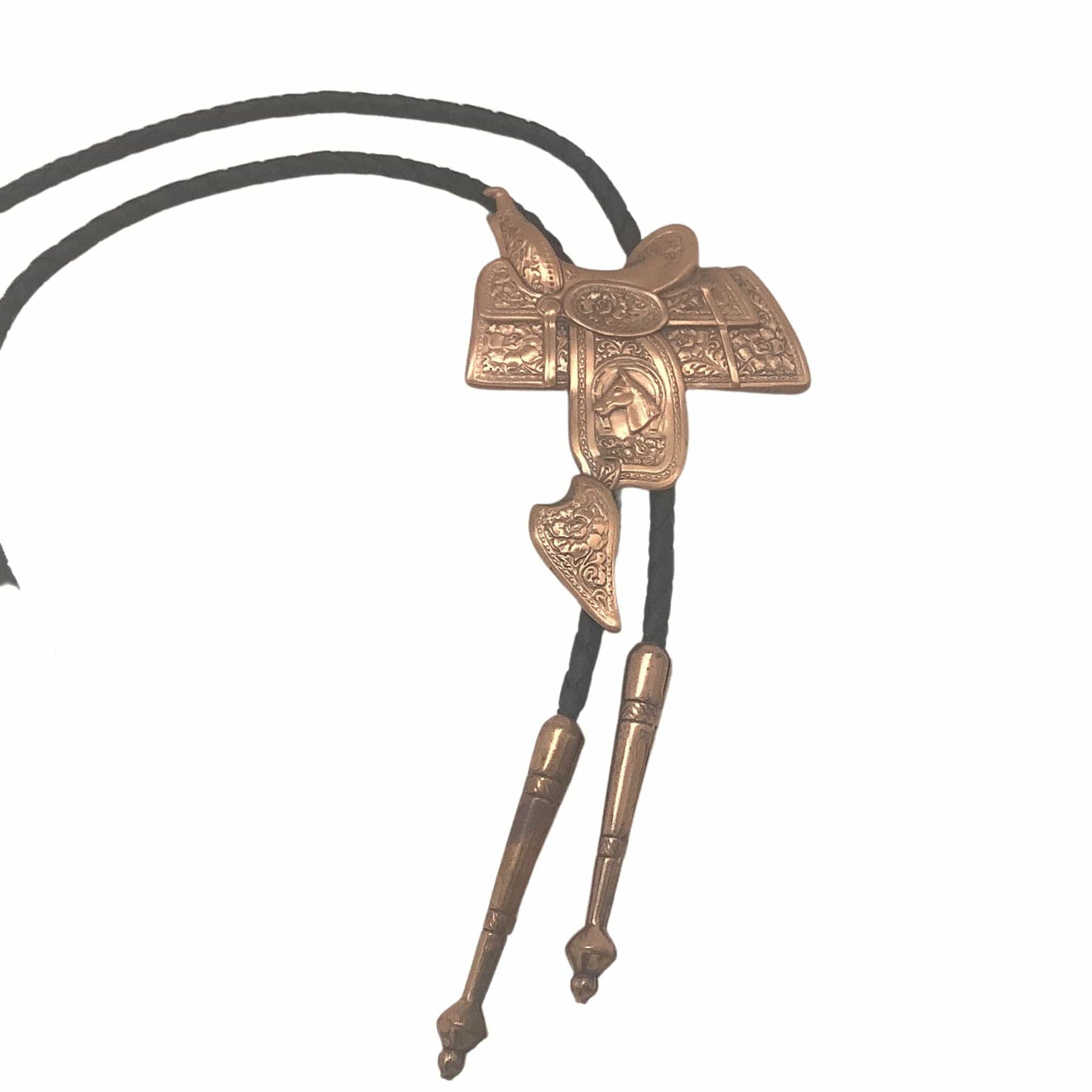 Copper Saddle Bolo Tie