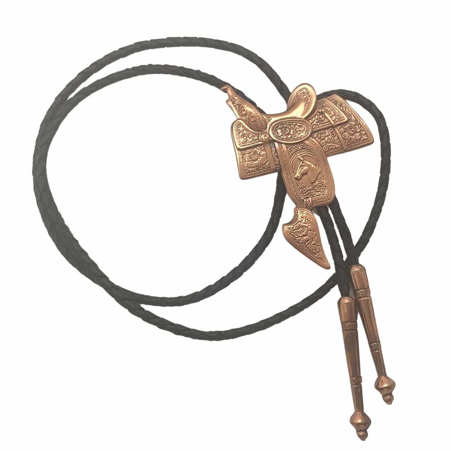 Copper Saddle Bolo Tie