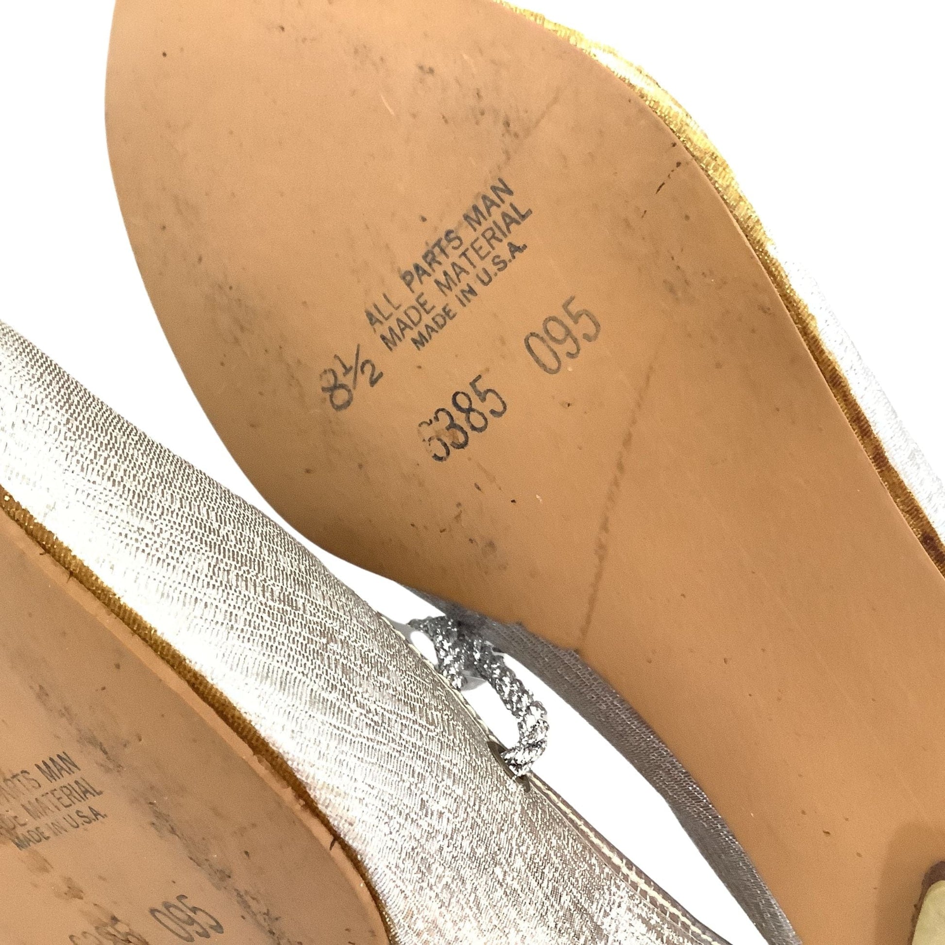 Costume Lurex Flat Shoes