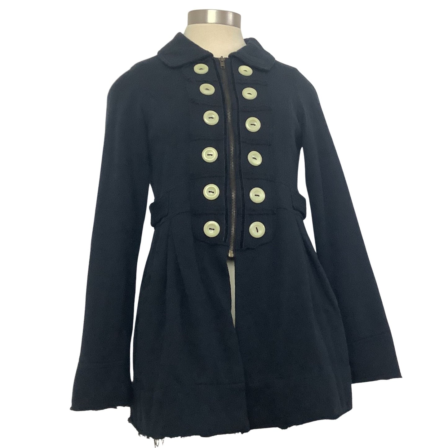 Cotton Pea-Coat Jacket