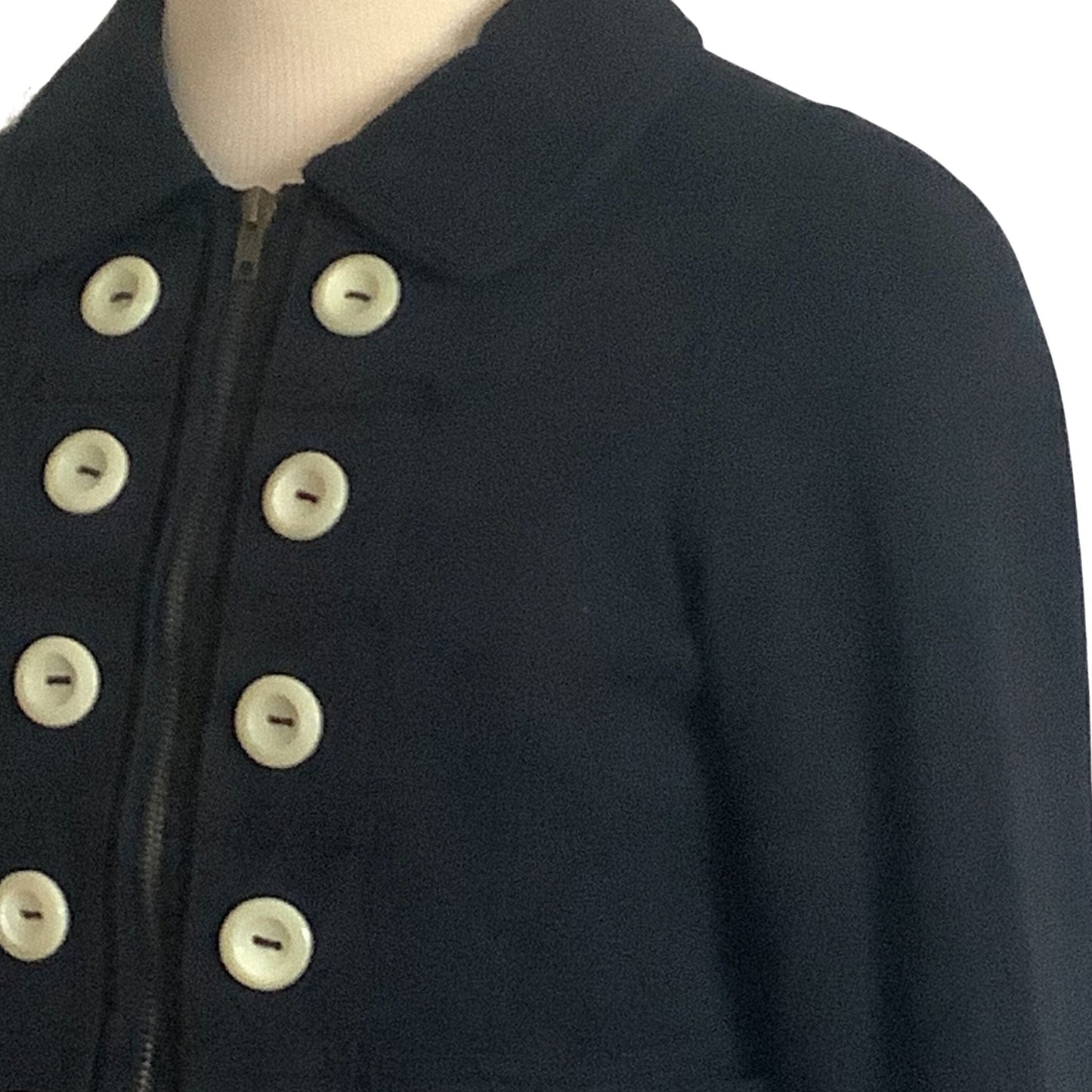 Cotton Pea-Coat Jacket