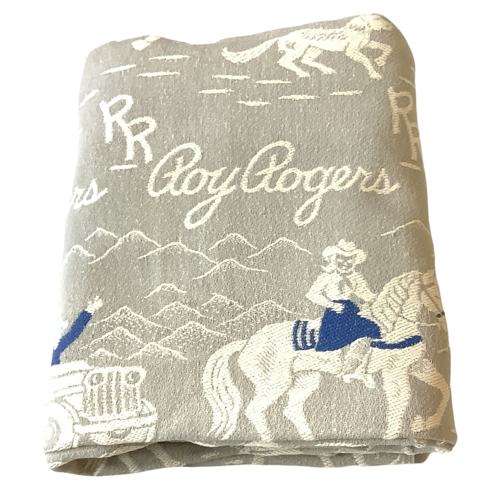 Vintage Cowboy Ranch Bedspread