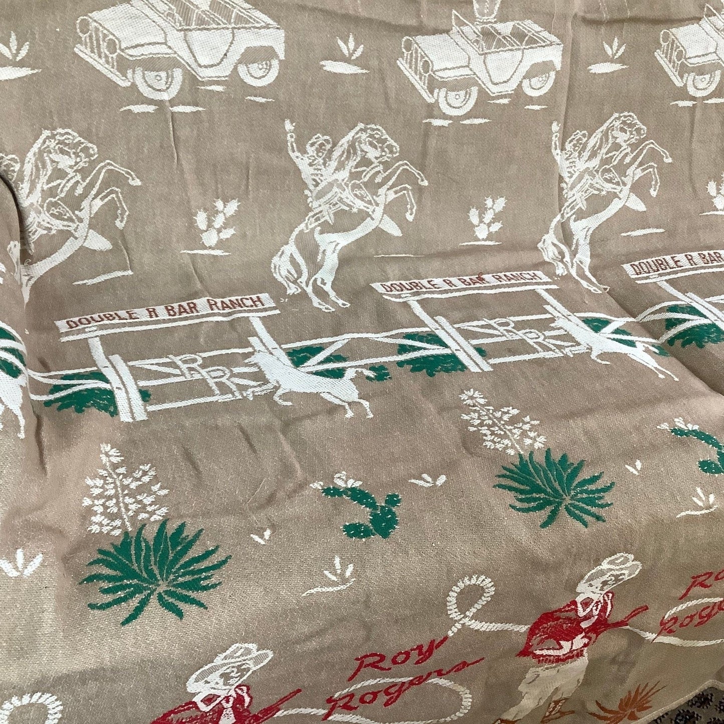 Cowboy Themed Bedspread