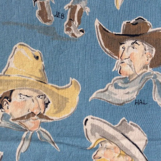 Cowboys Vintage Fabric