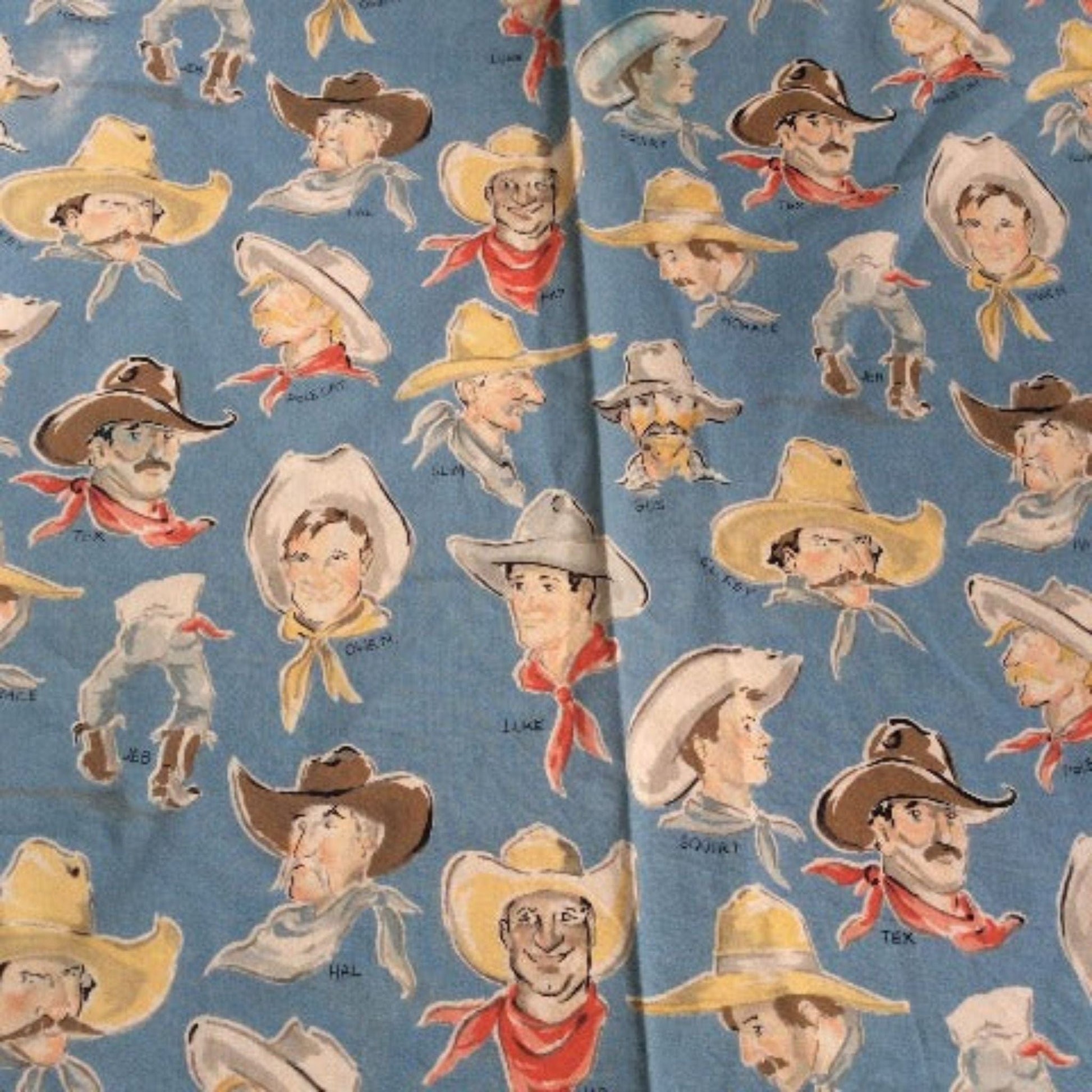 Cowboys Vintage Fabric