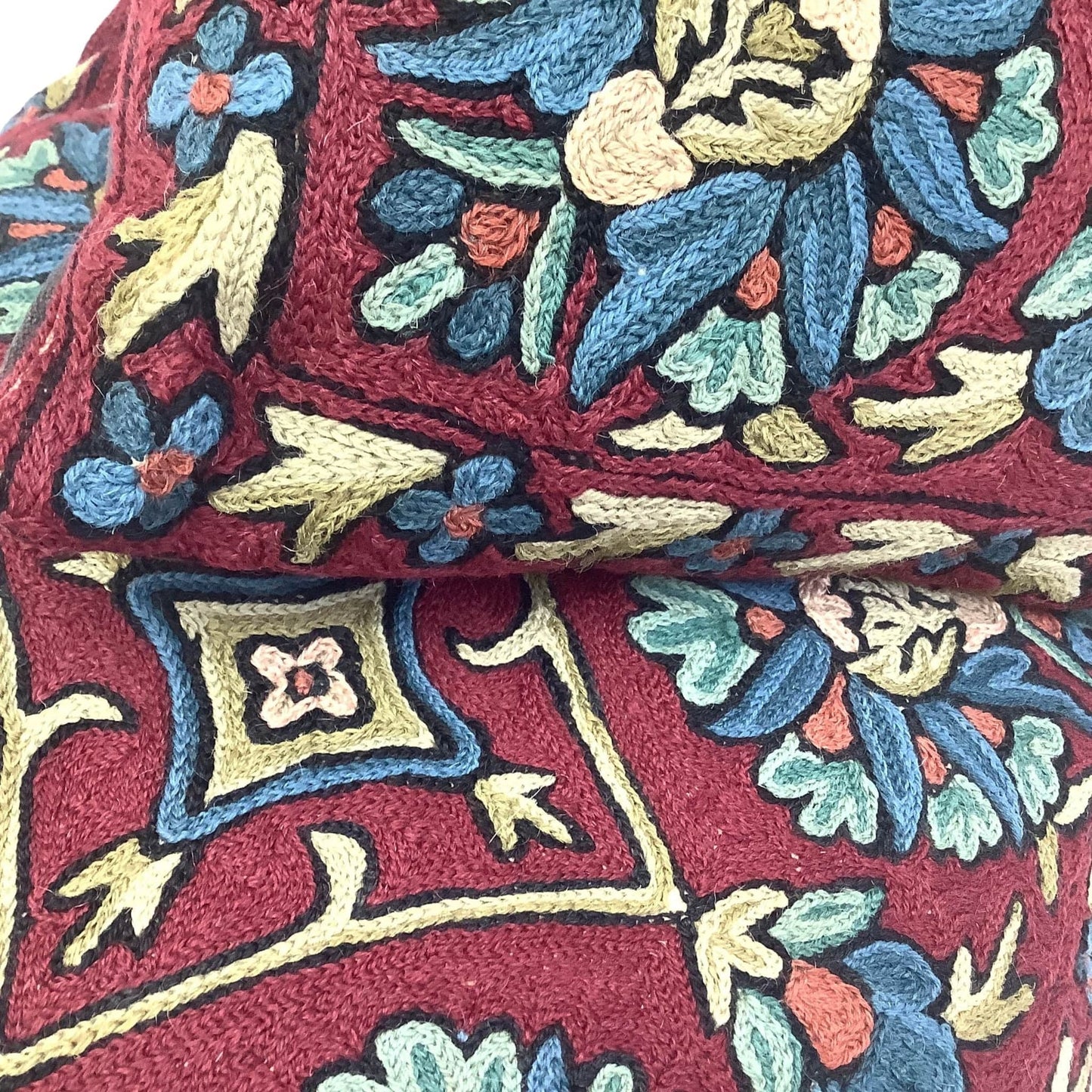 Crewel Embroidered Pillows