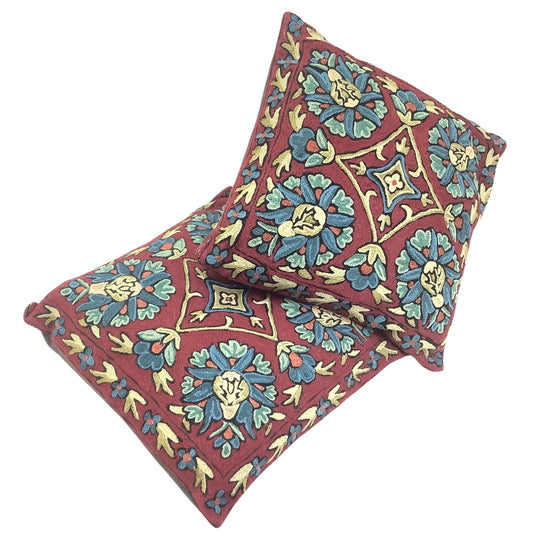 Crewel Embroidered Pillows