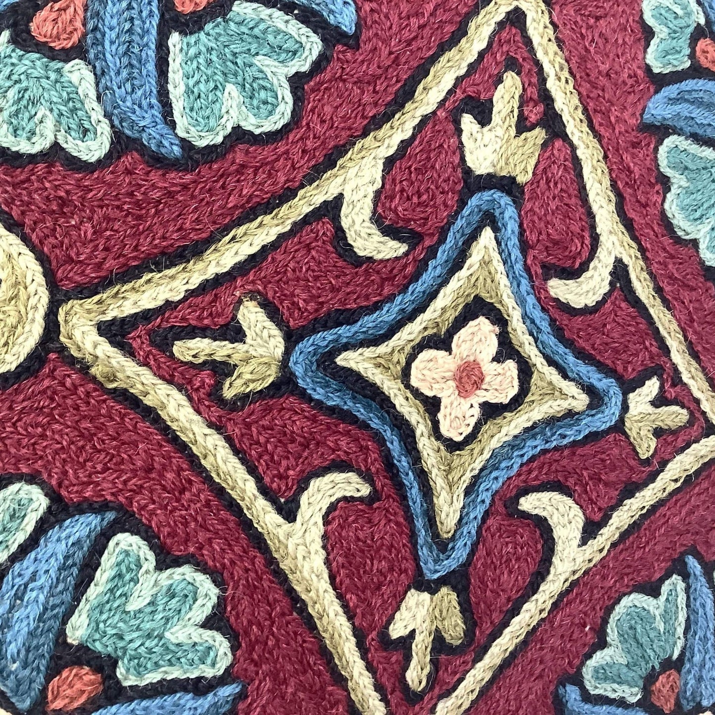 Crewel Embroidered Pillows