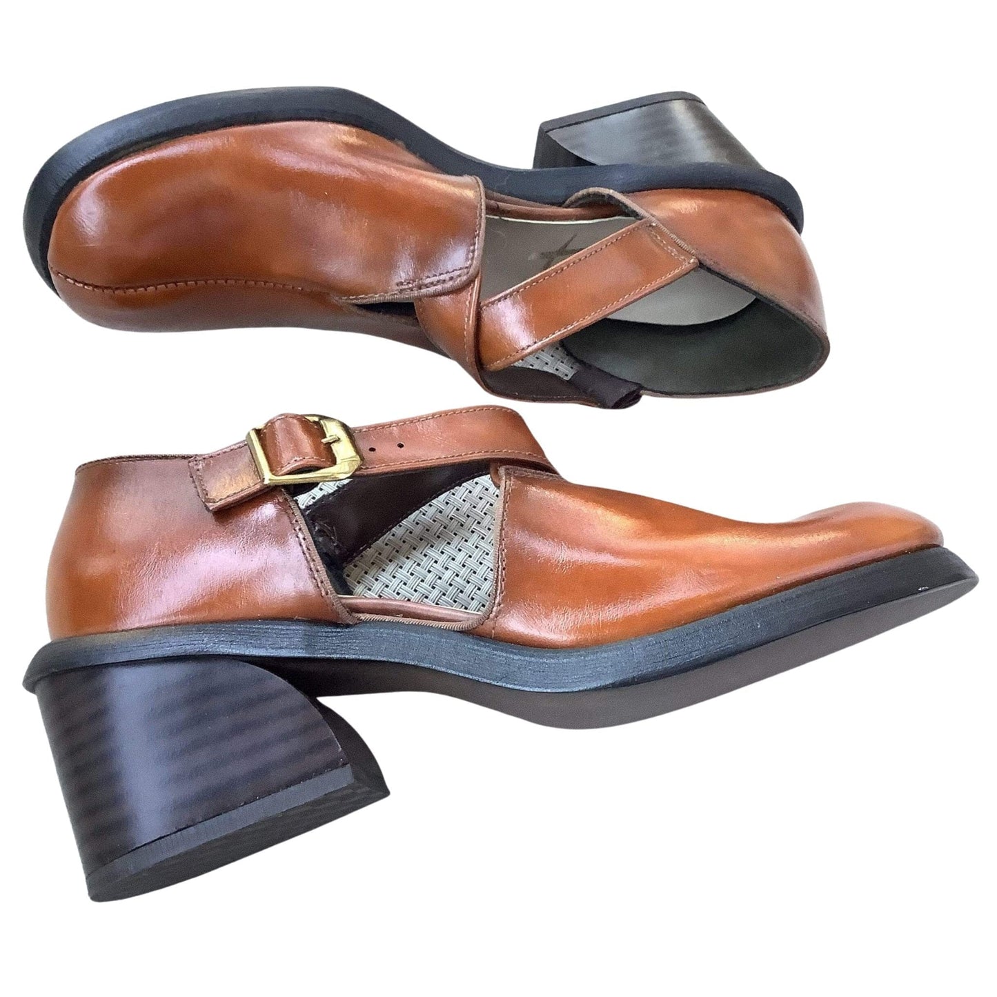 Crisscross Vintage Heels